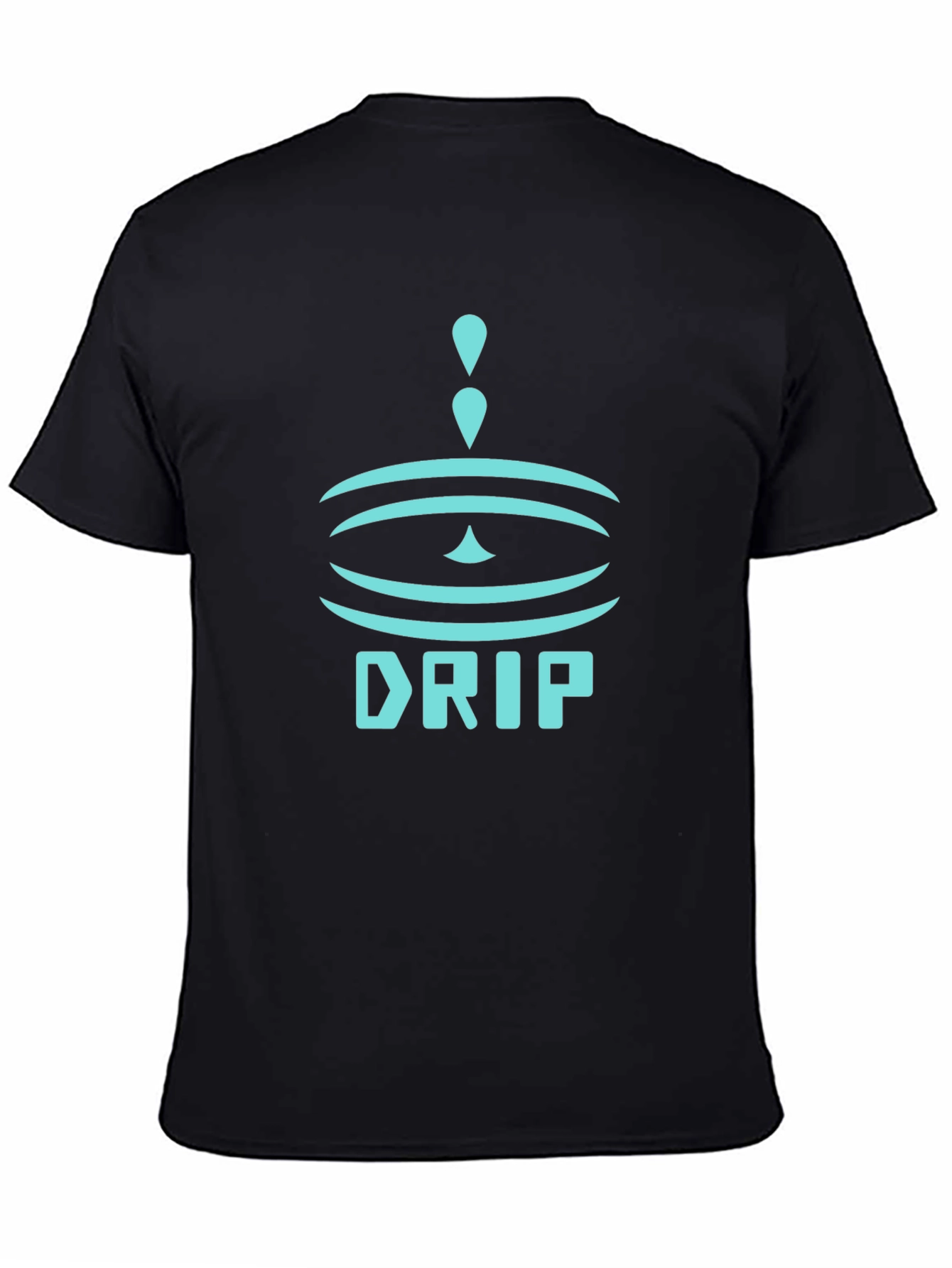 Drip Graphic Black T-Shirt