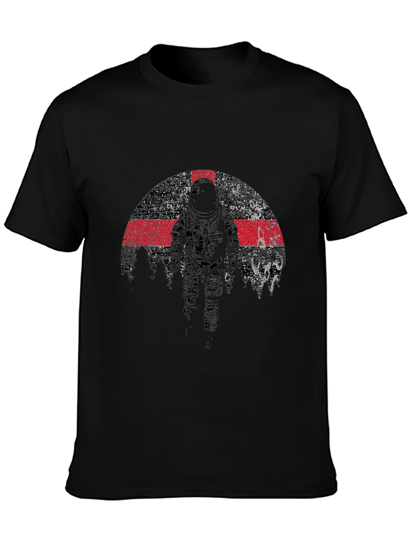 Astronaut Grunge Graphic T-Shirt