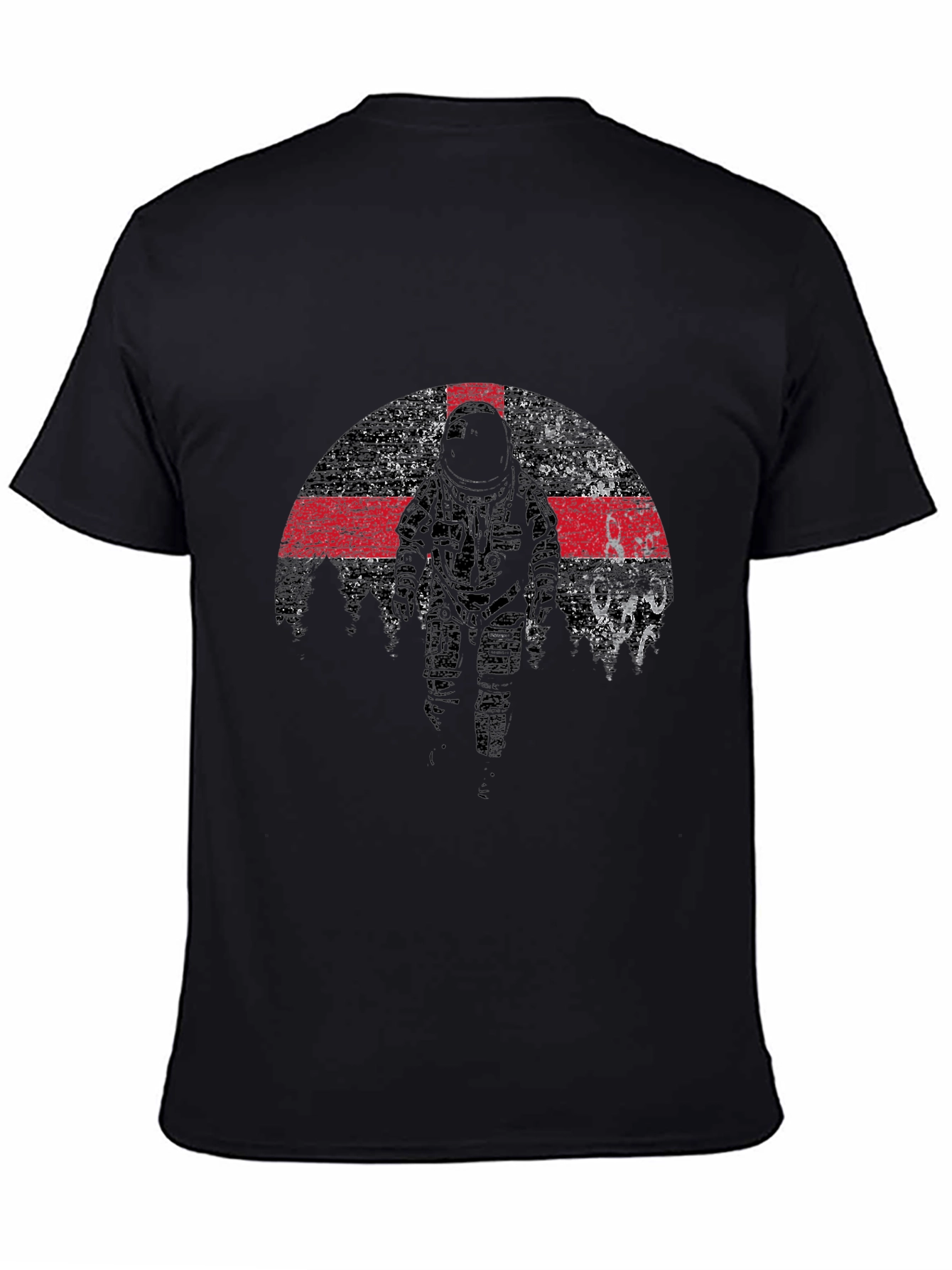 Astronaut Grunge Graphic T-Shirt