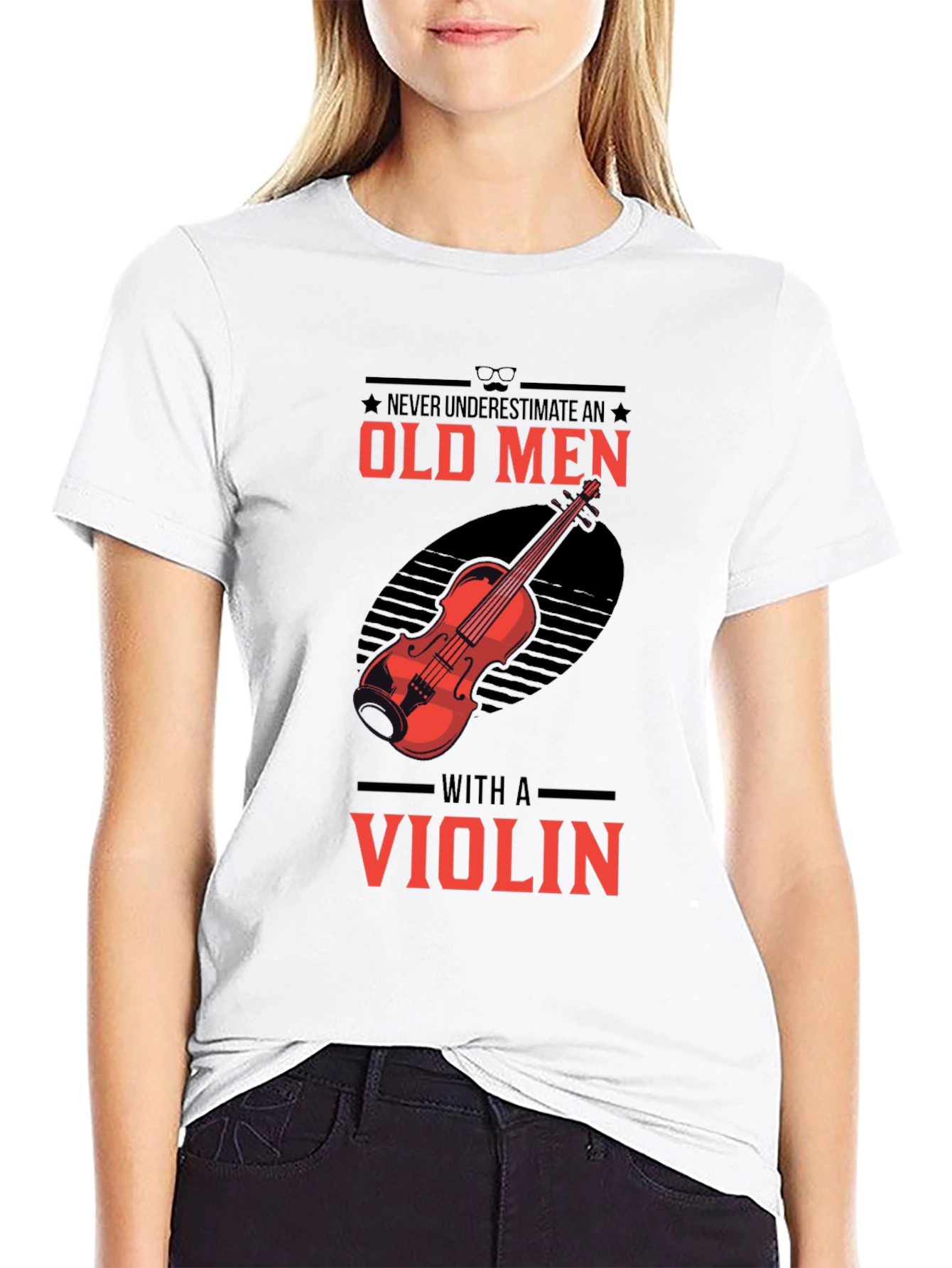 Old Men Violin T-Shirt - Musician Gift