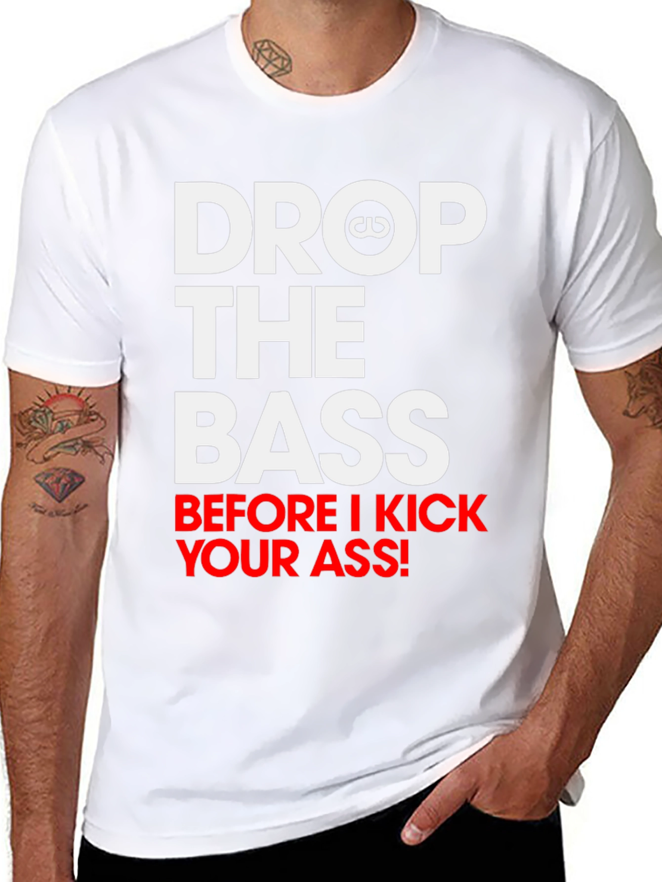 Drop the Bass Graphic Tee - Bold Statement Shirt