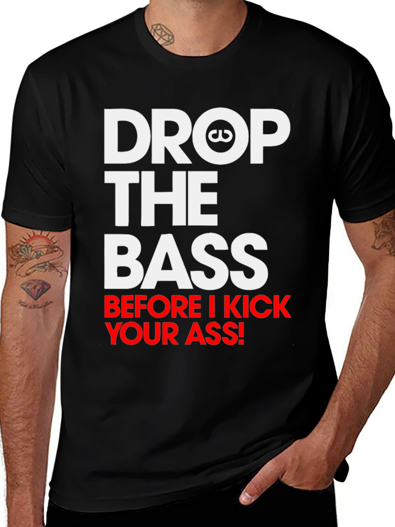 Drop the Bass Graphic Tee - Bold Statement Shirt
