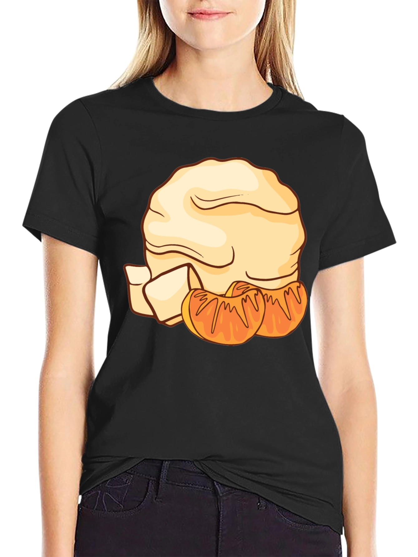 Funny Mandarin Orange Chef T-Shirt - Unique Design