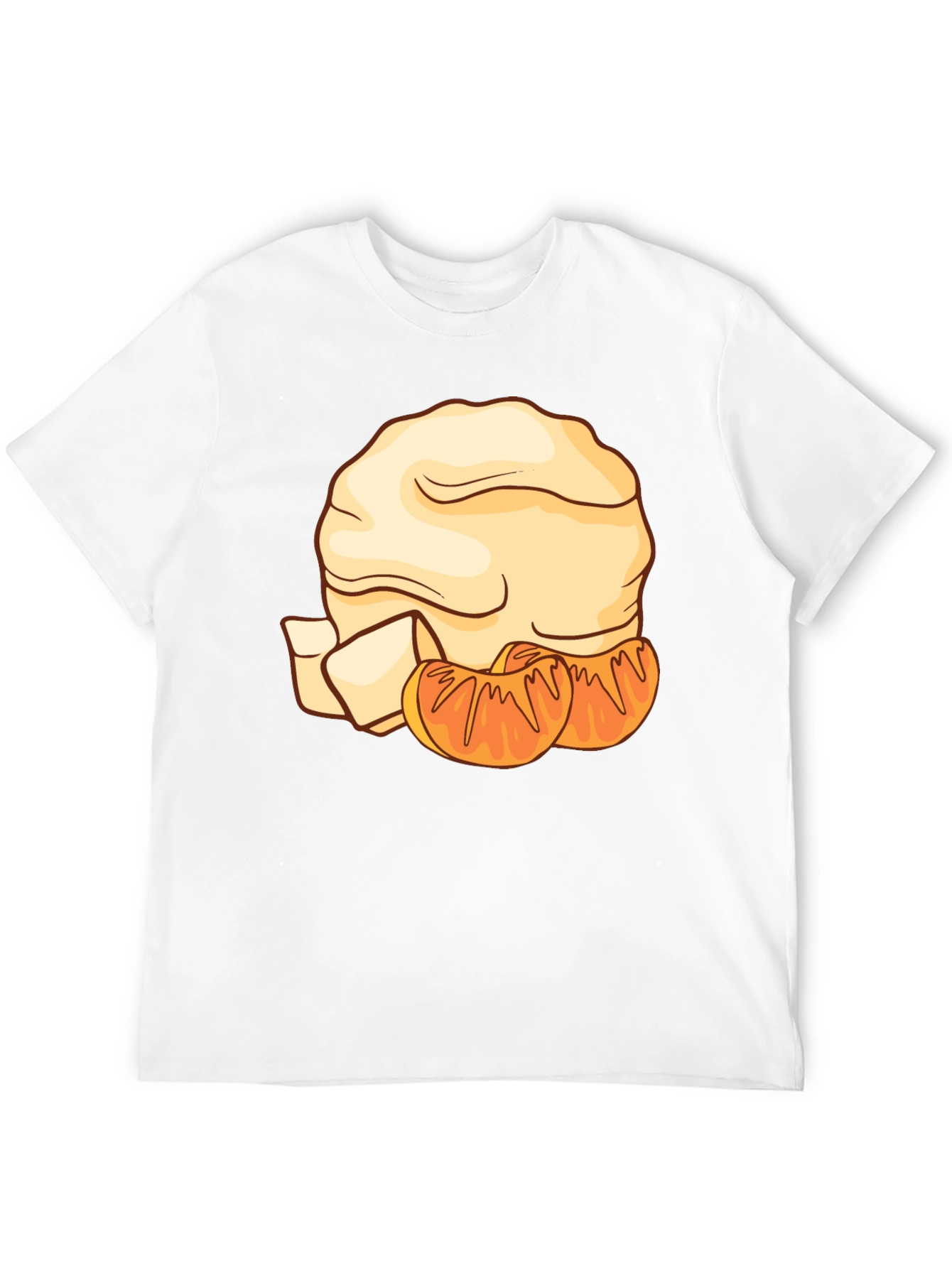 Funny Mandarin Orange Chef T-Shirt - Unique Design