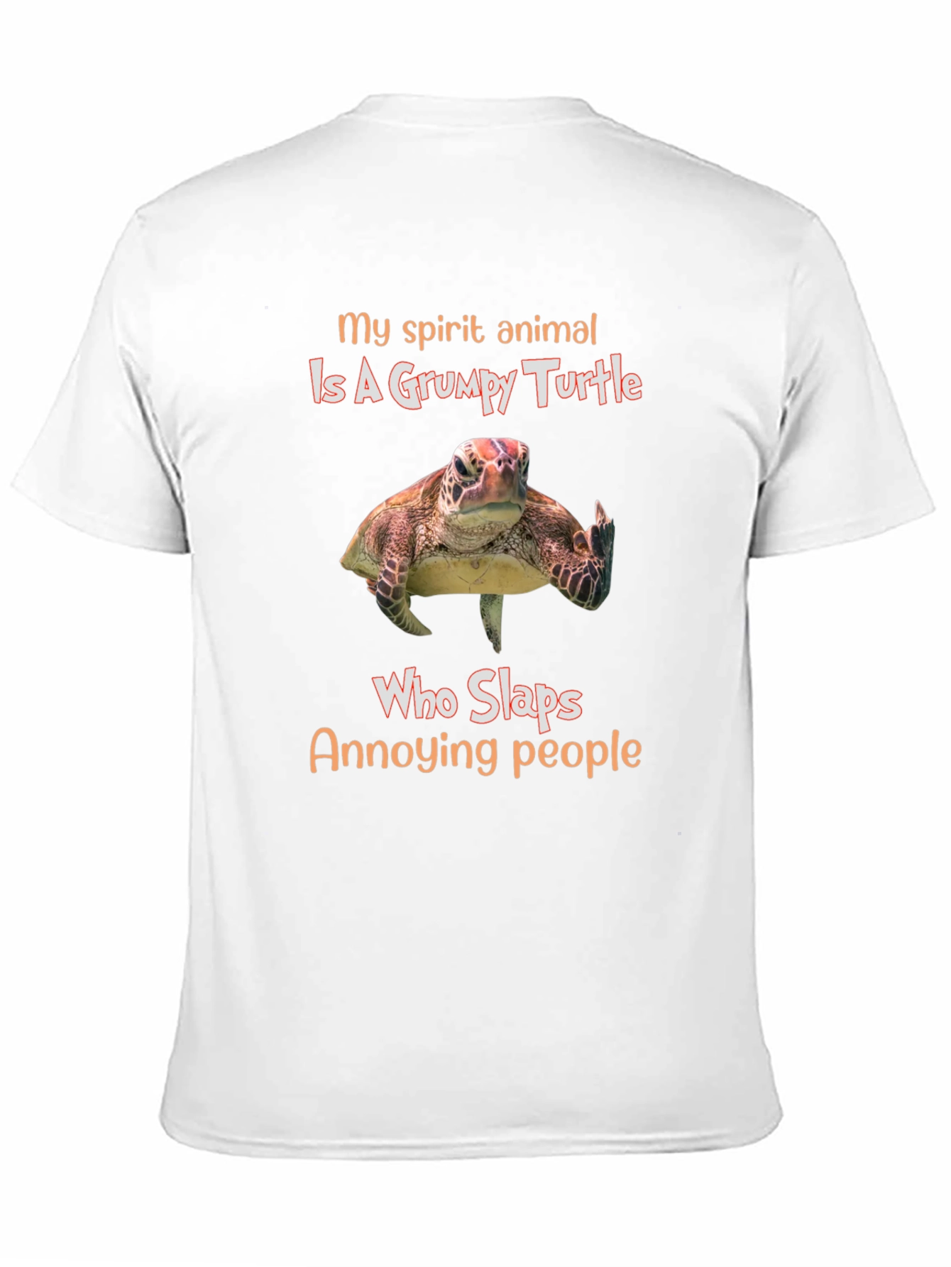 Grumpy Turtle T-Shirt: My Spirit Animal Slaps Annoying People
