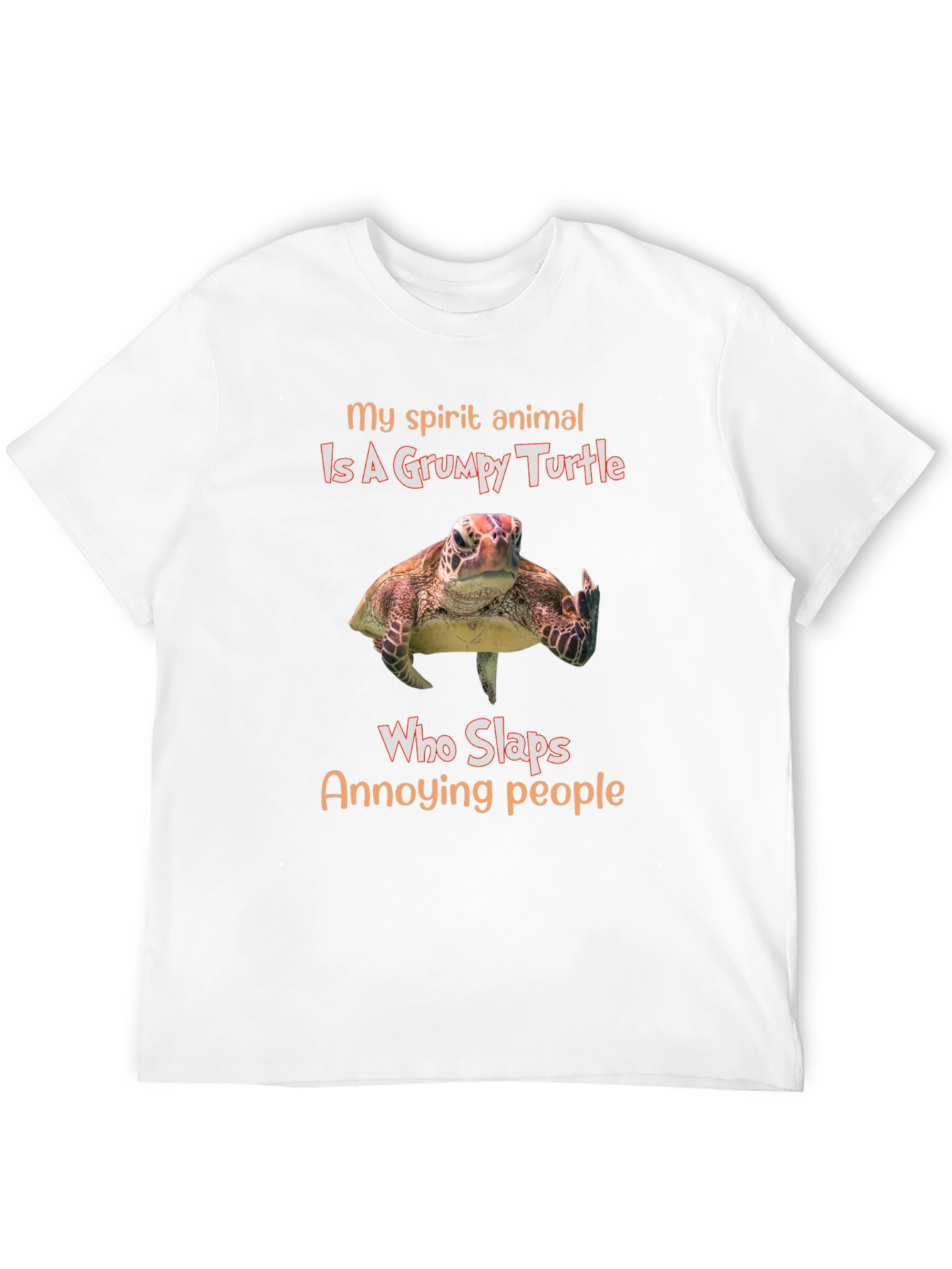 Grumpy Turtle T-Shirt: My Spirit Animal Slaps Annoying People