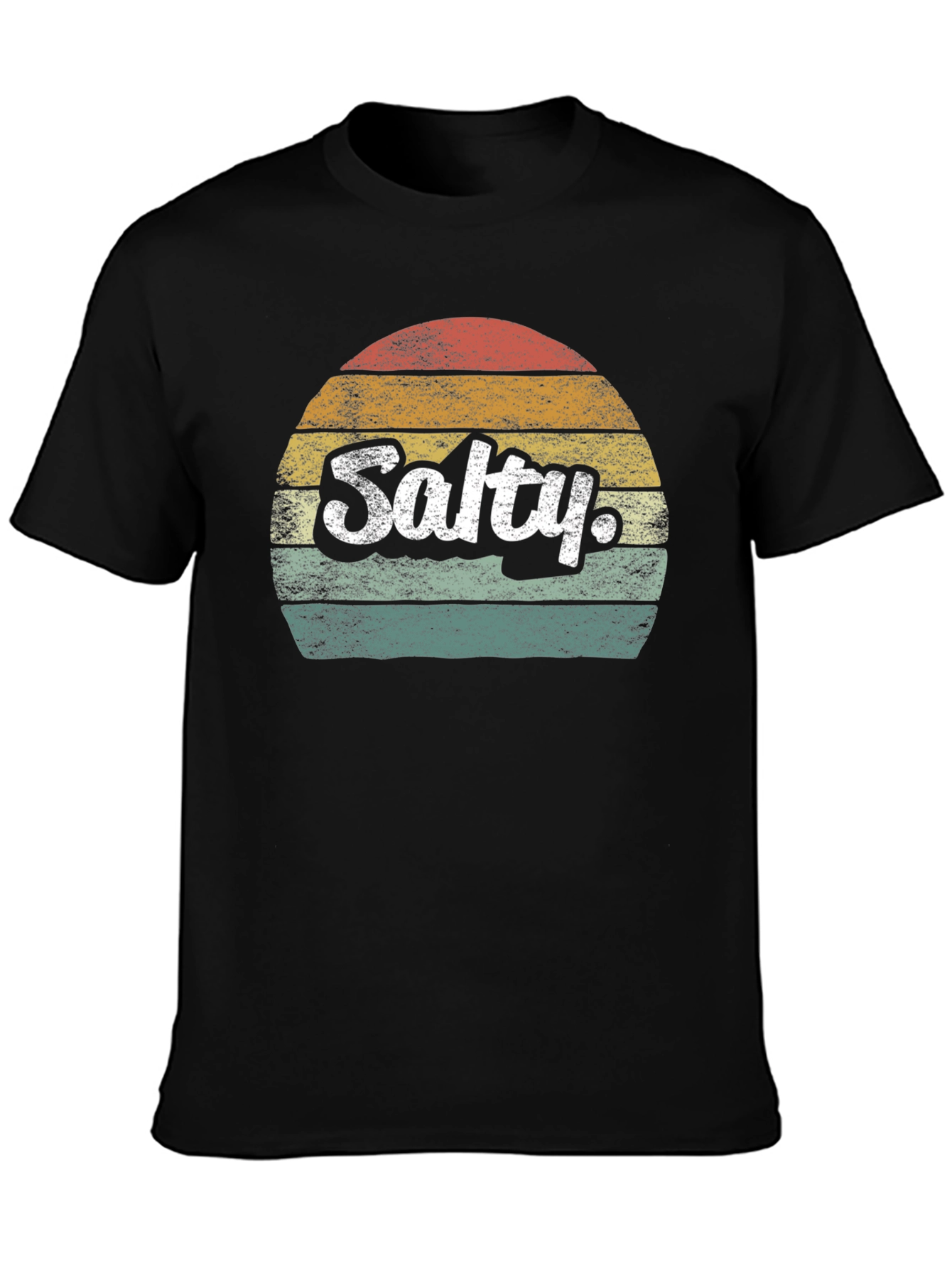 Retro Salty Sunset Graphic T-Shirt