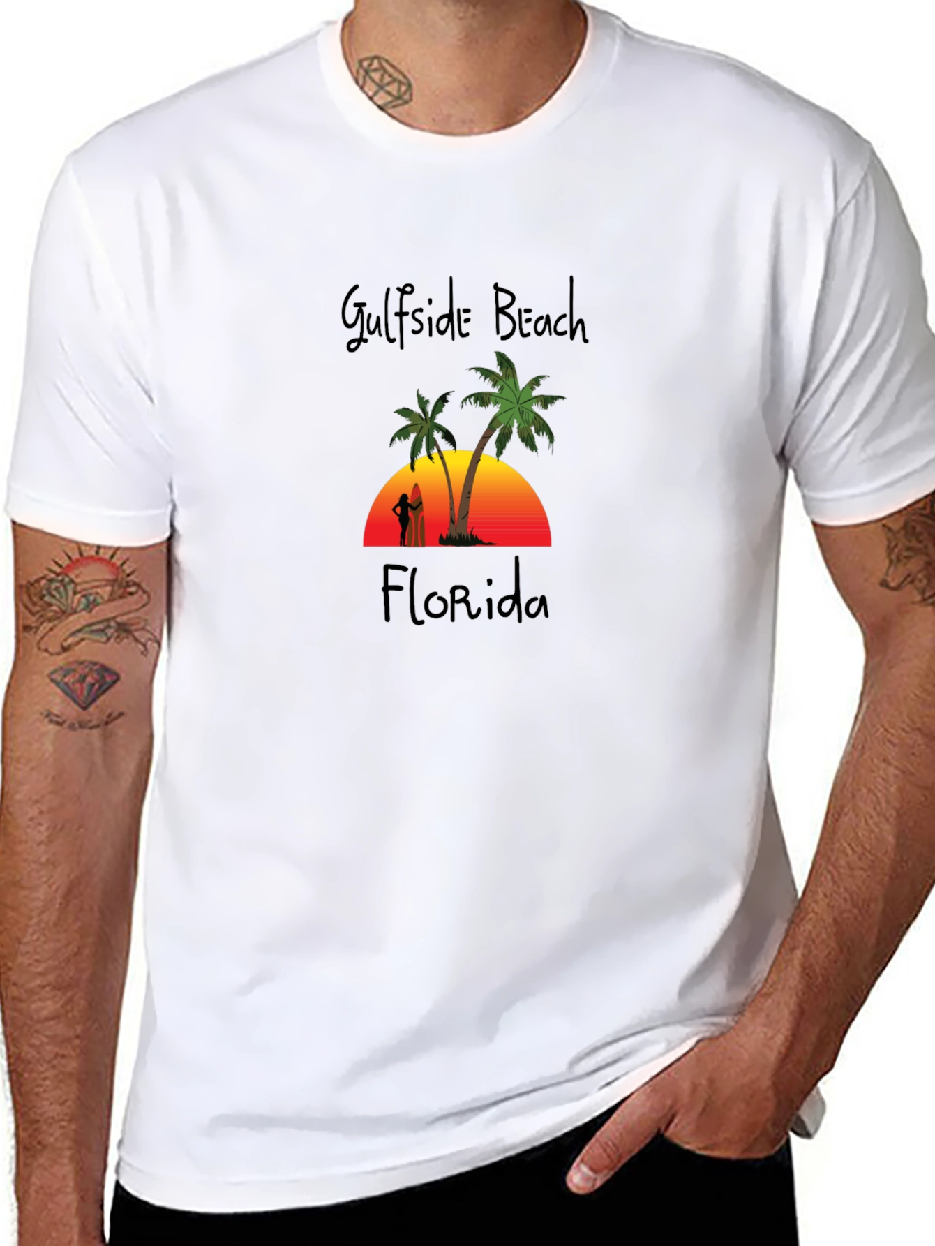 Gulfside Beach Florida Graphic T-Shirt