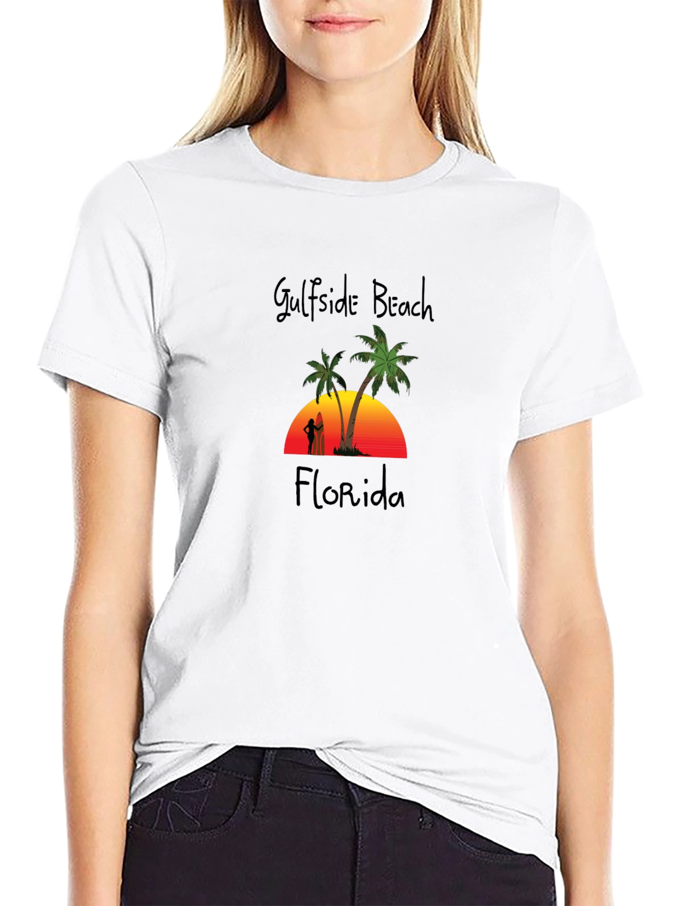 Gulfside Beach Florida Graphic T-Shirt