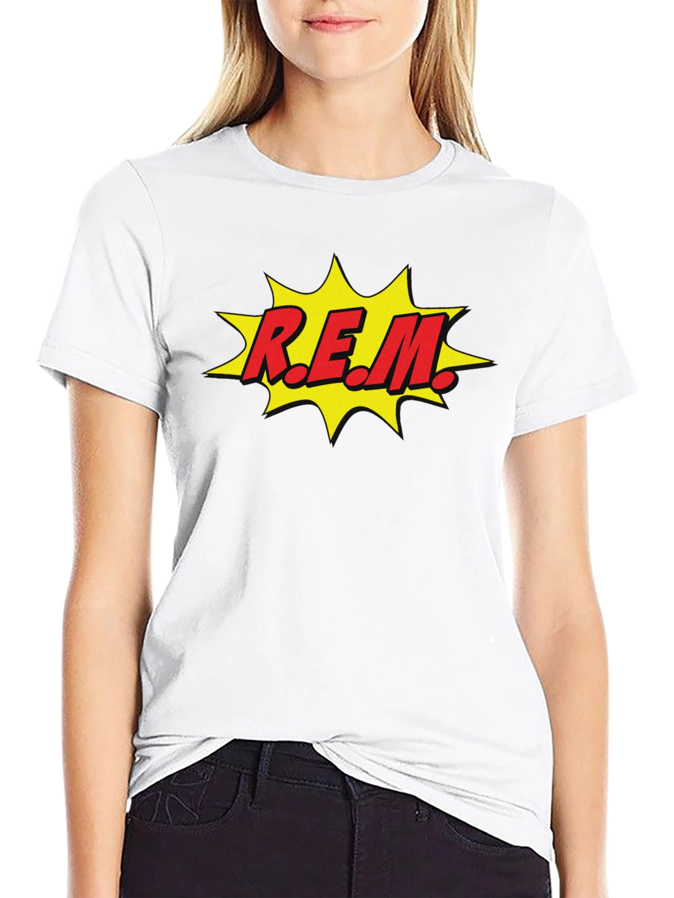 R.E.M. Band Tee - Comic Style T-Shirt