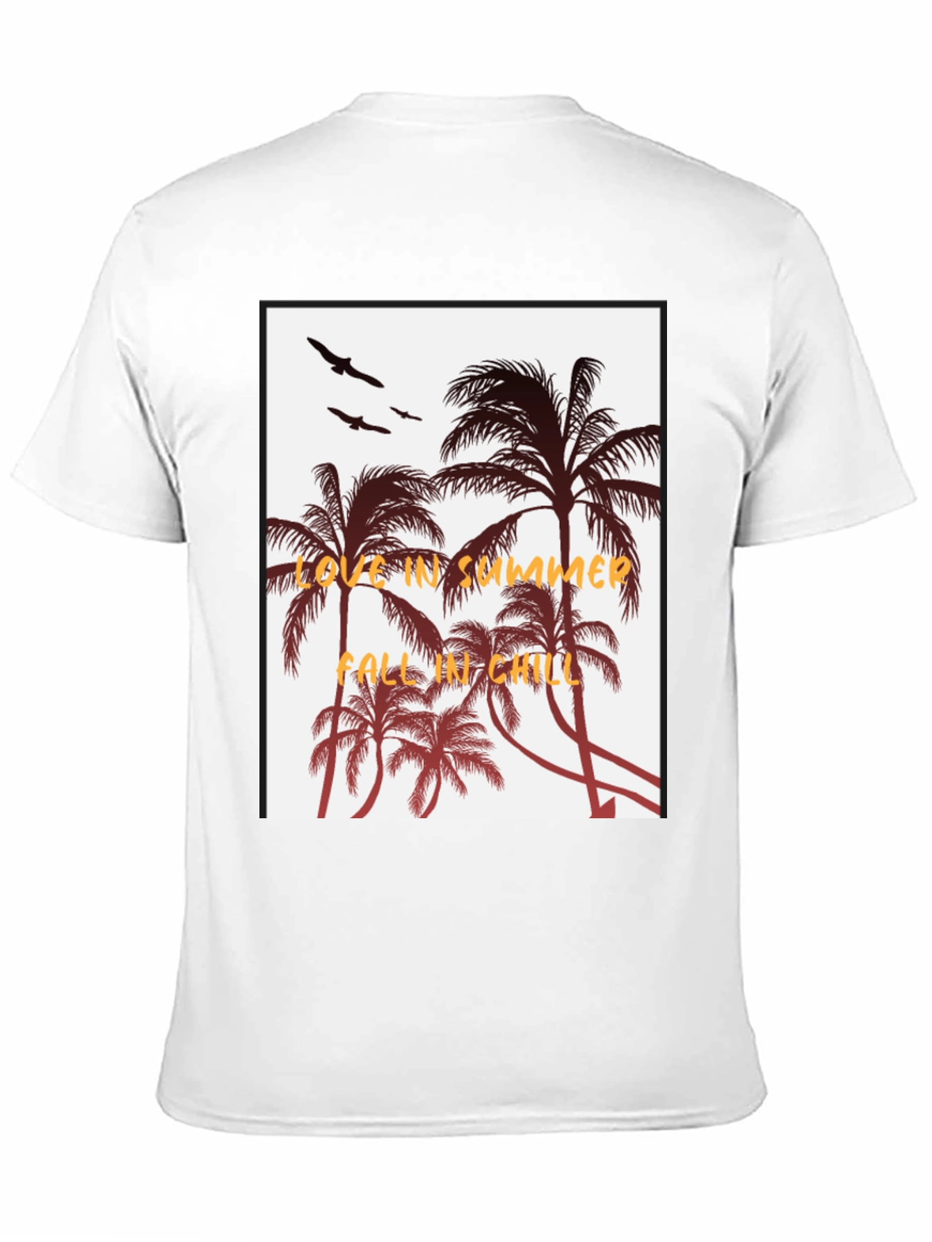 Summer Vibes Black Graphic Tee