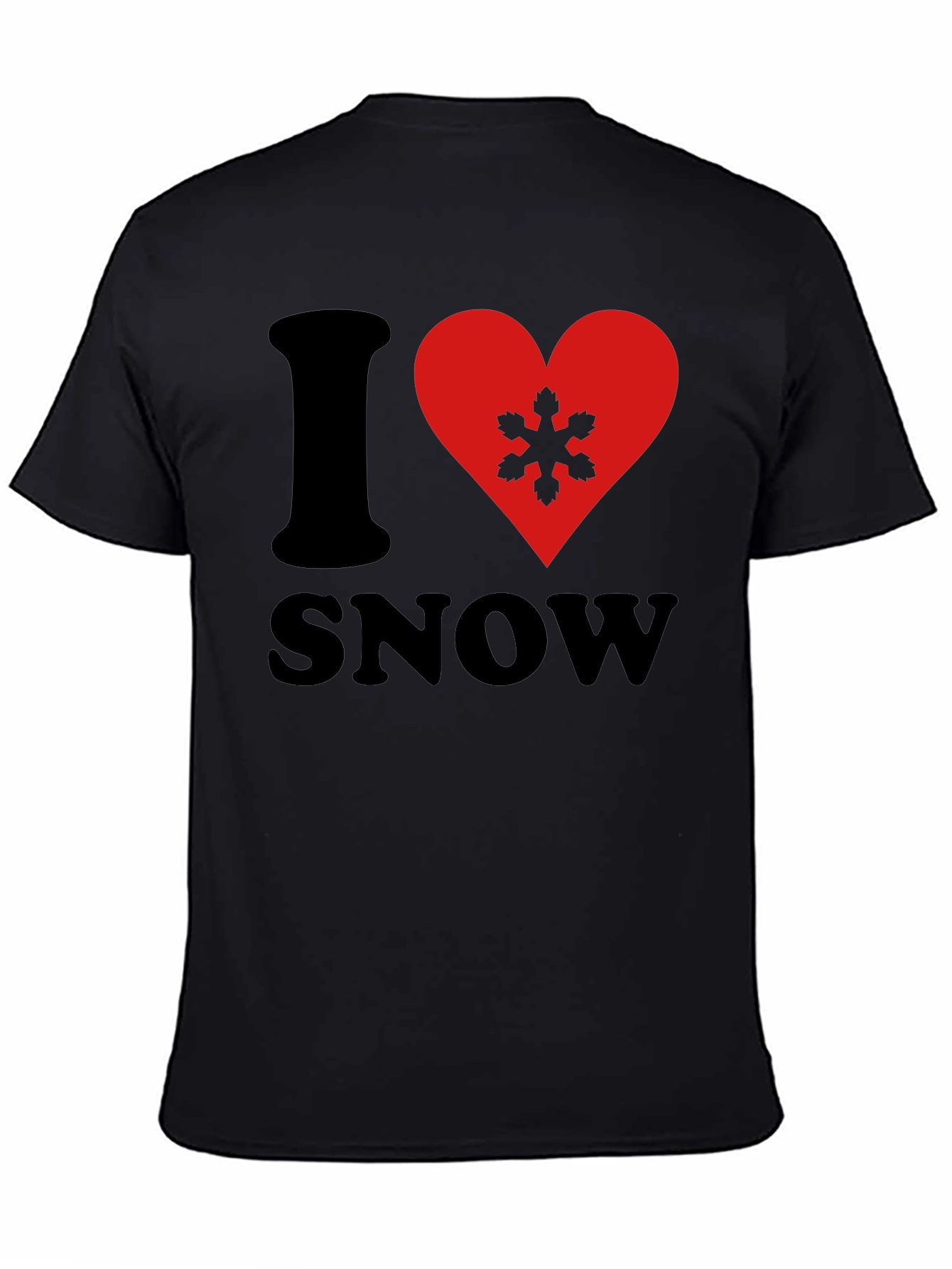 I Heart Snow Graphic T-Shirt - Soft Cotton Tee