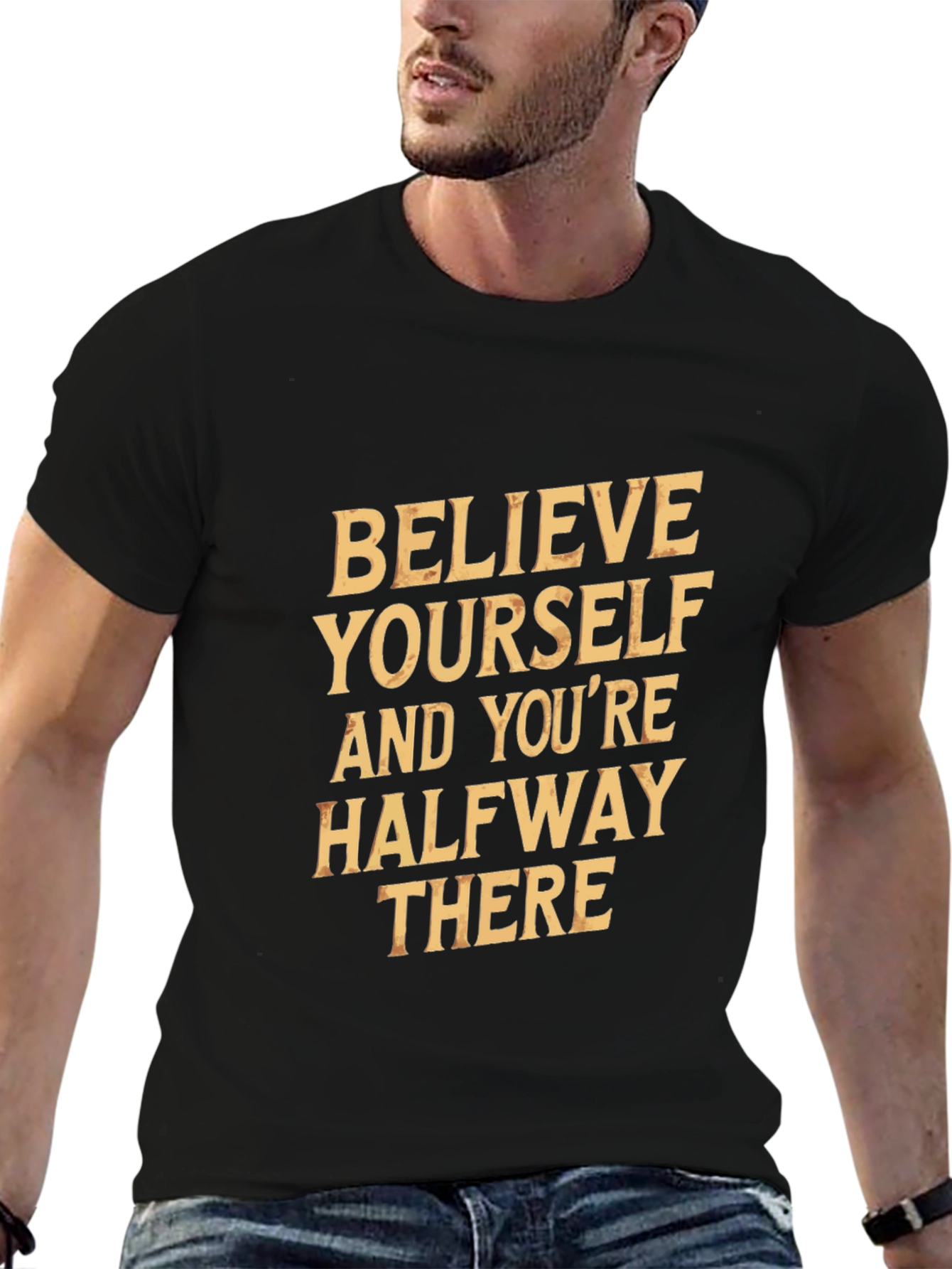 Believe Yourself Graphic Tee - Motivational T-Shirt