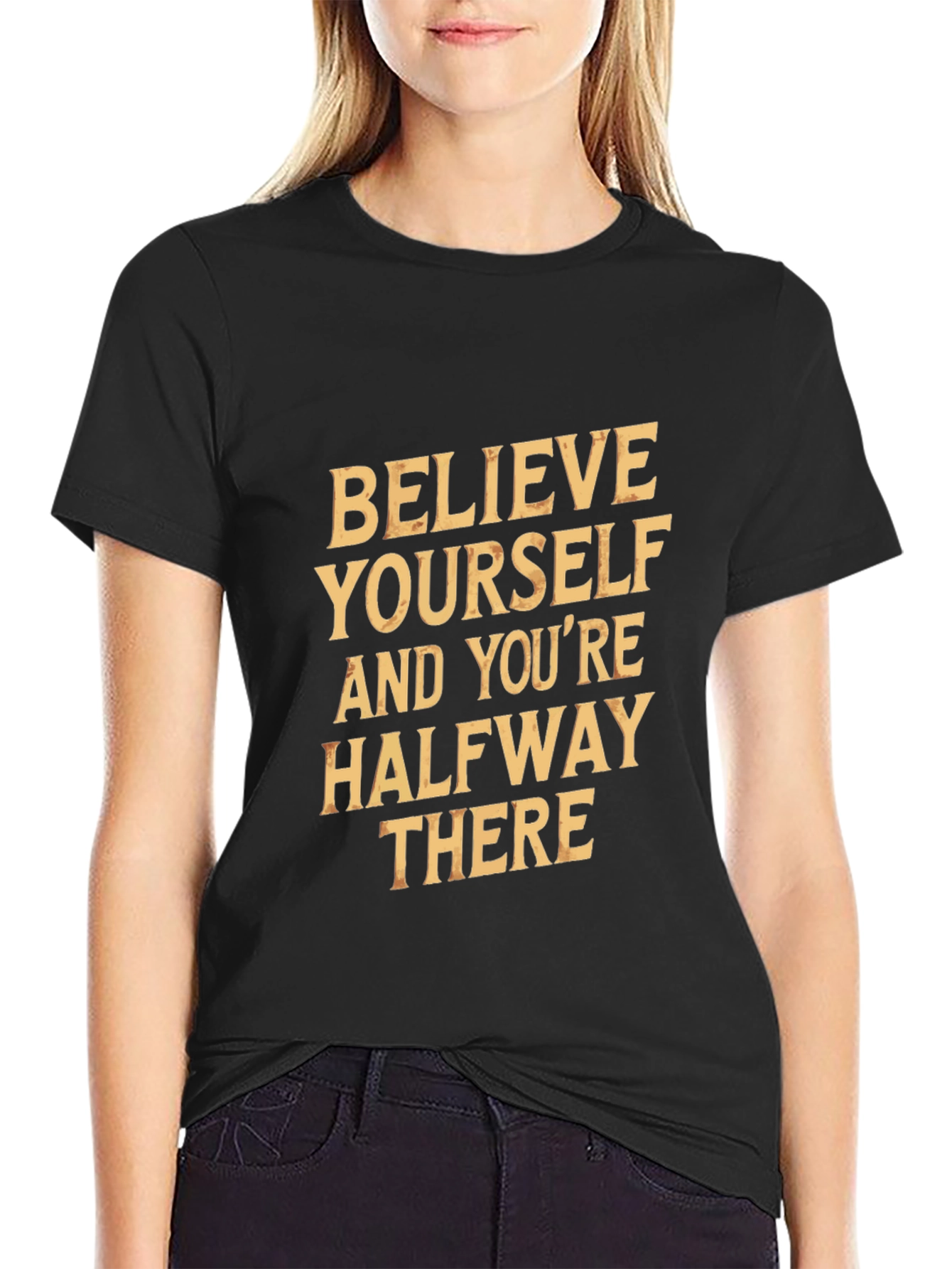 Believe Yourself Graphic Tee - Motivational T-Shirt