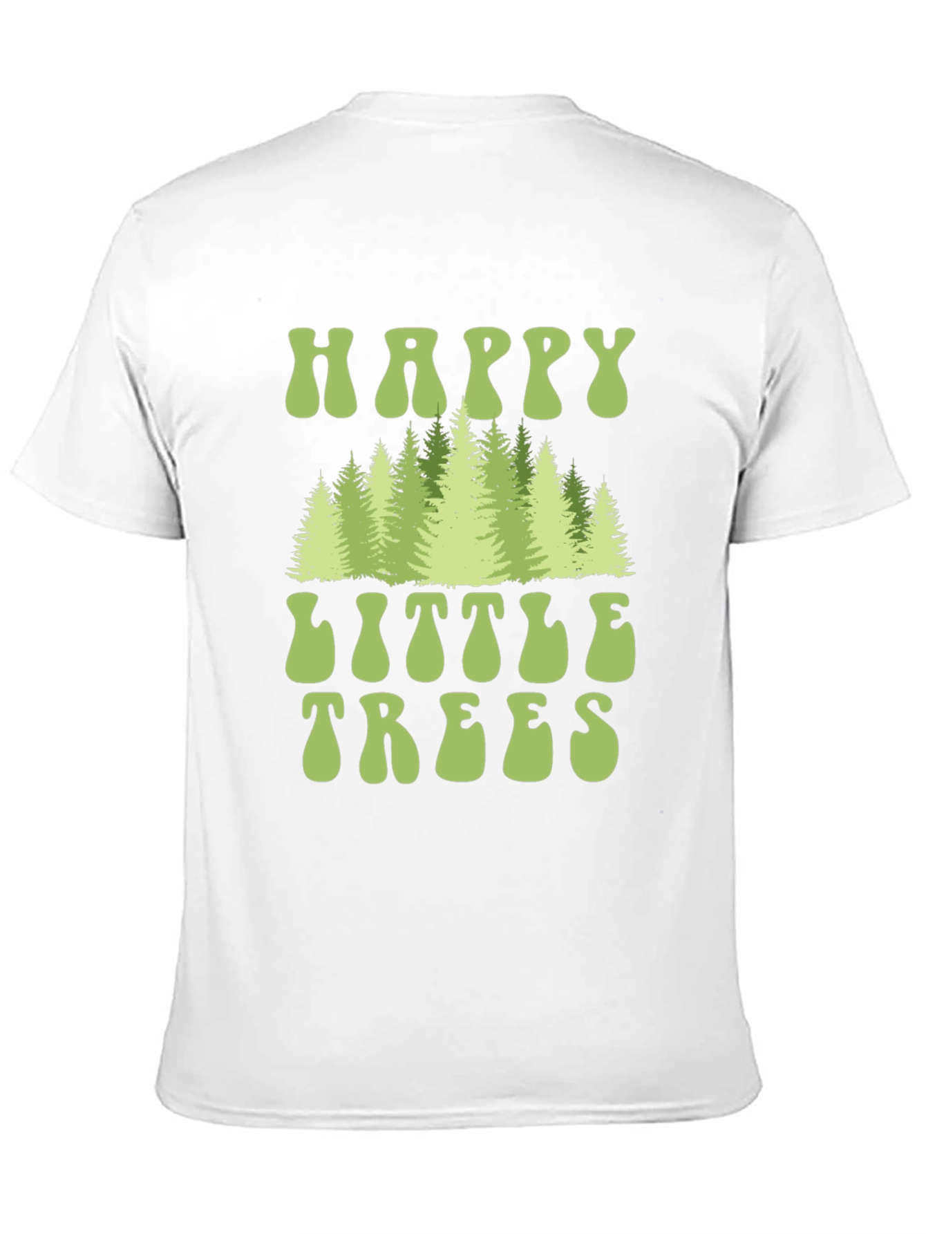 Happy Little Trees Graphic Tee - Nature Lover Shirt