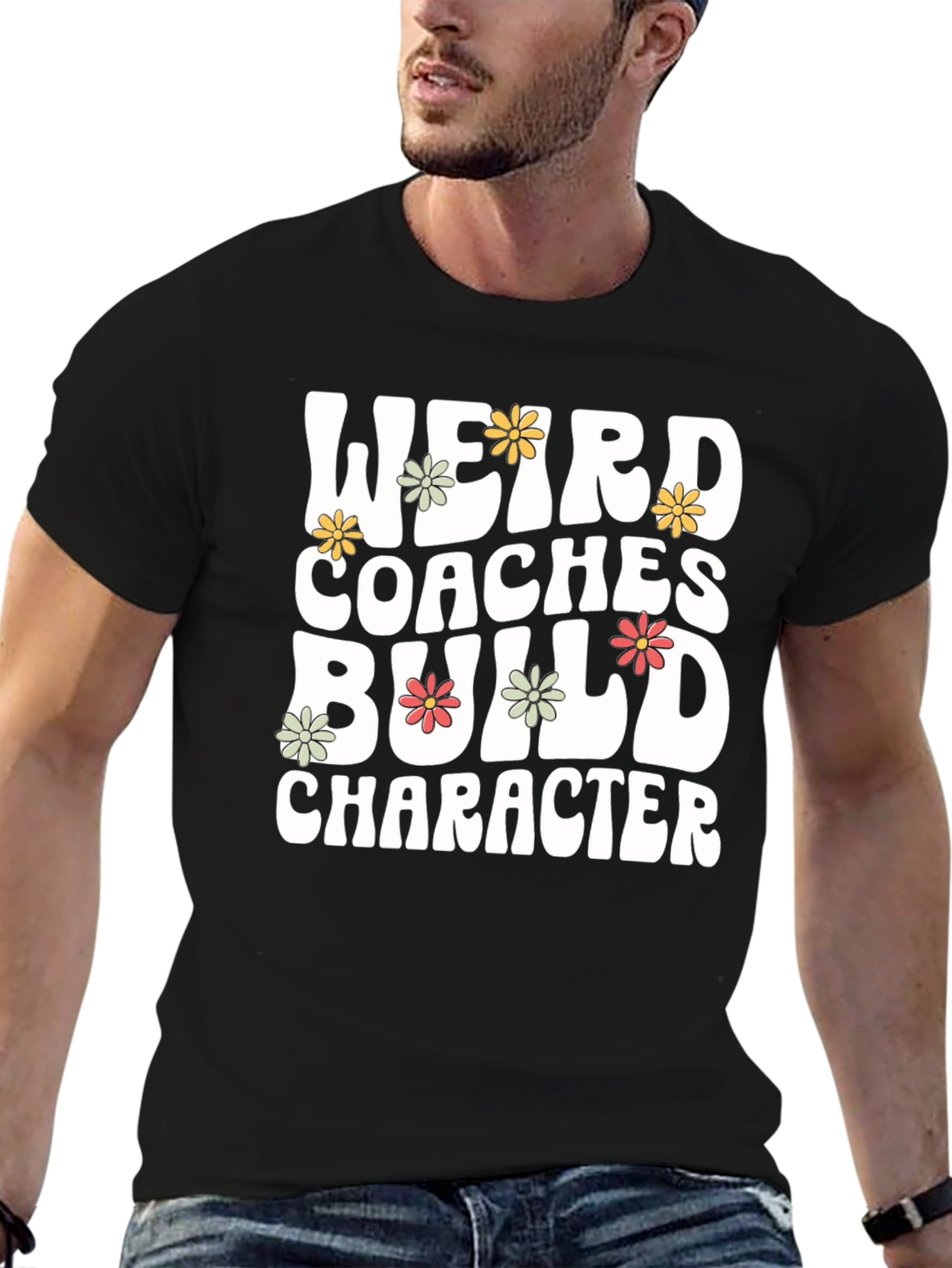 Weird Coaches Build Character Graphic Tee