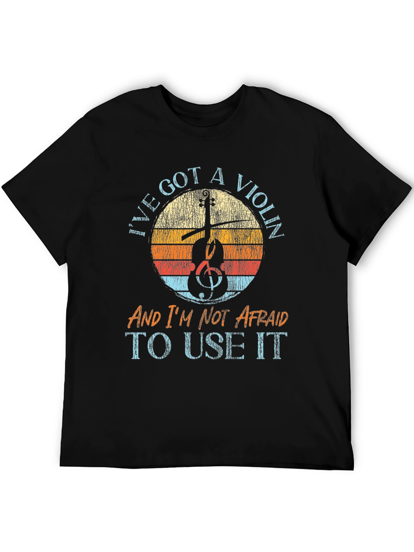 Violin Graphic Tee - Music Lovers T-Shirt