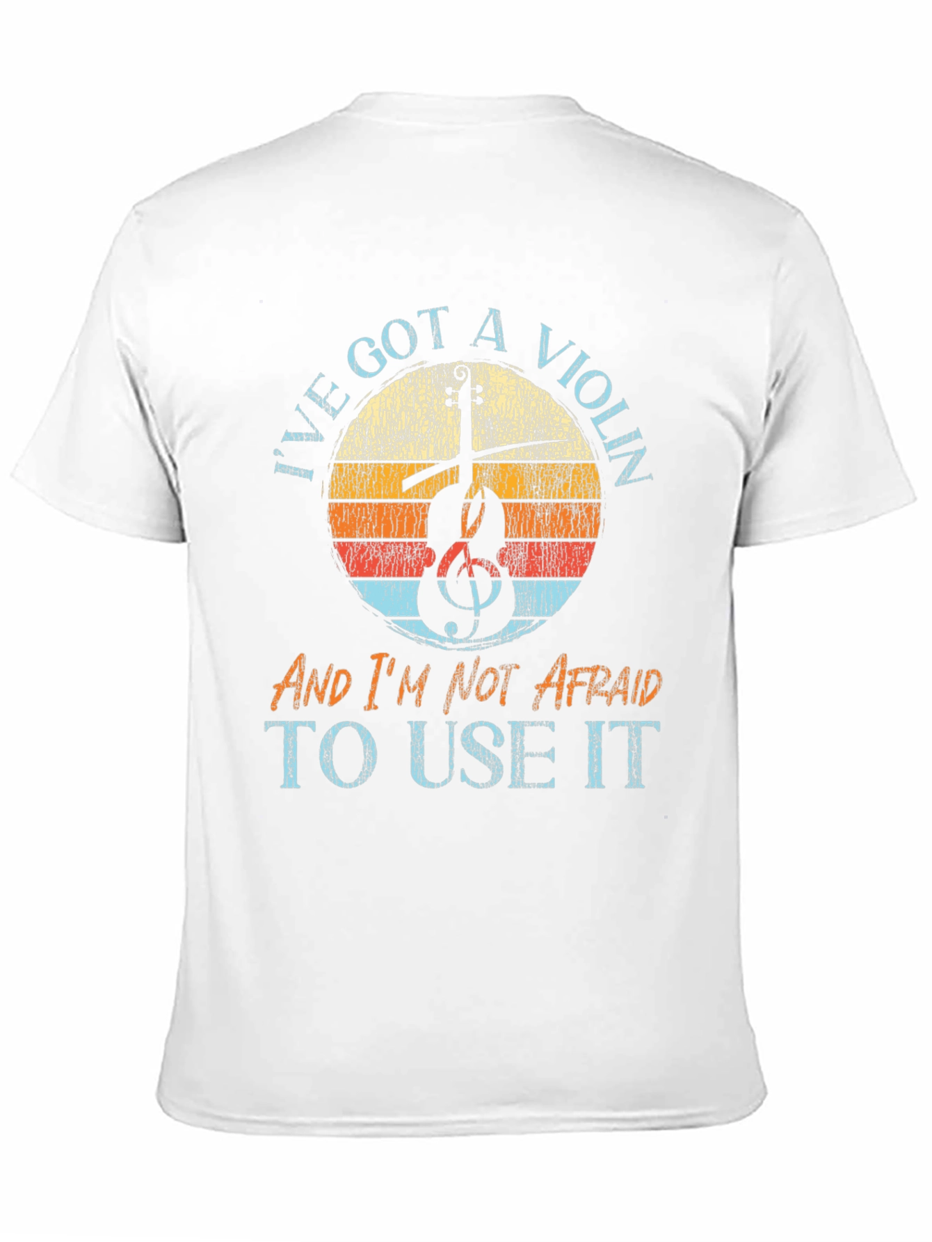Violin Graphic Tee - Music Lovers T-Shirt