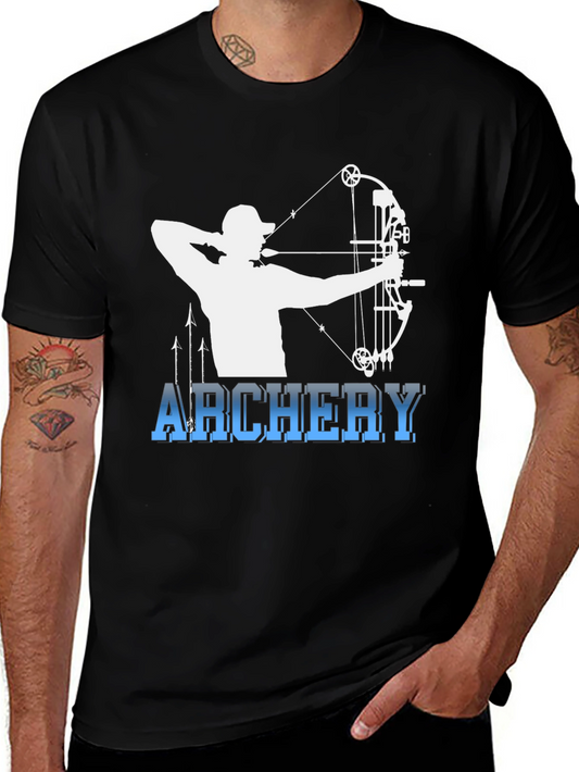 Archery Bow Hunter Black T-Shirt