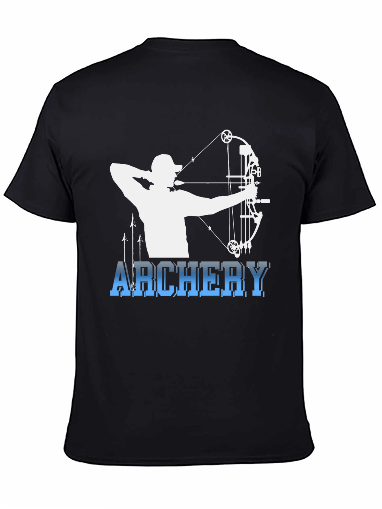 Archery Bow Hunter Black T-Shirt