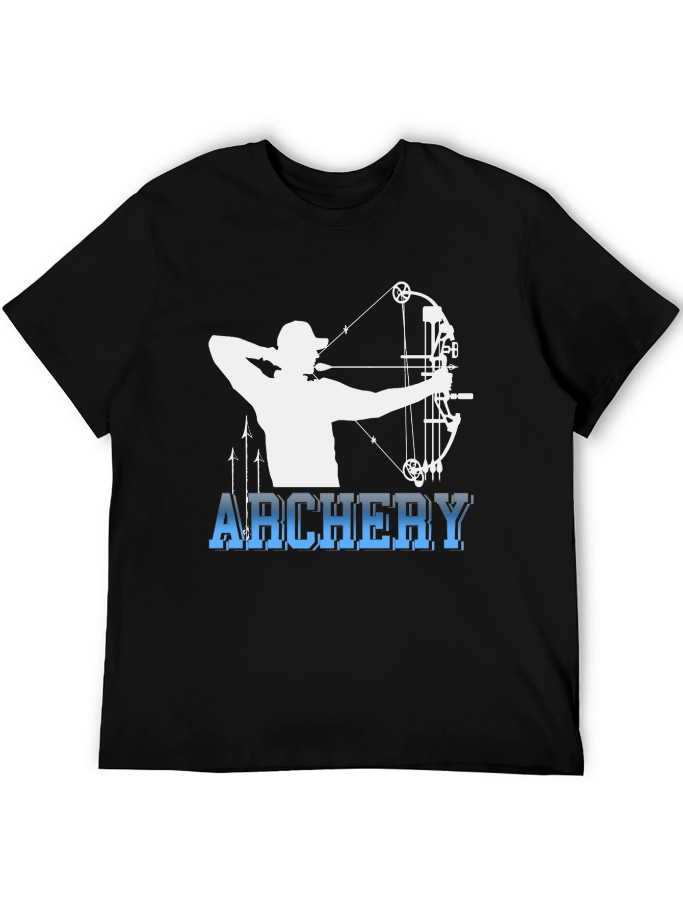 Archery Bow Hunter Black T-Shirt