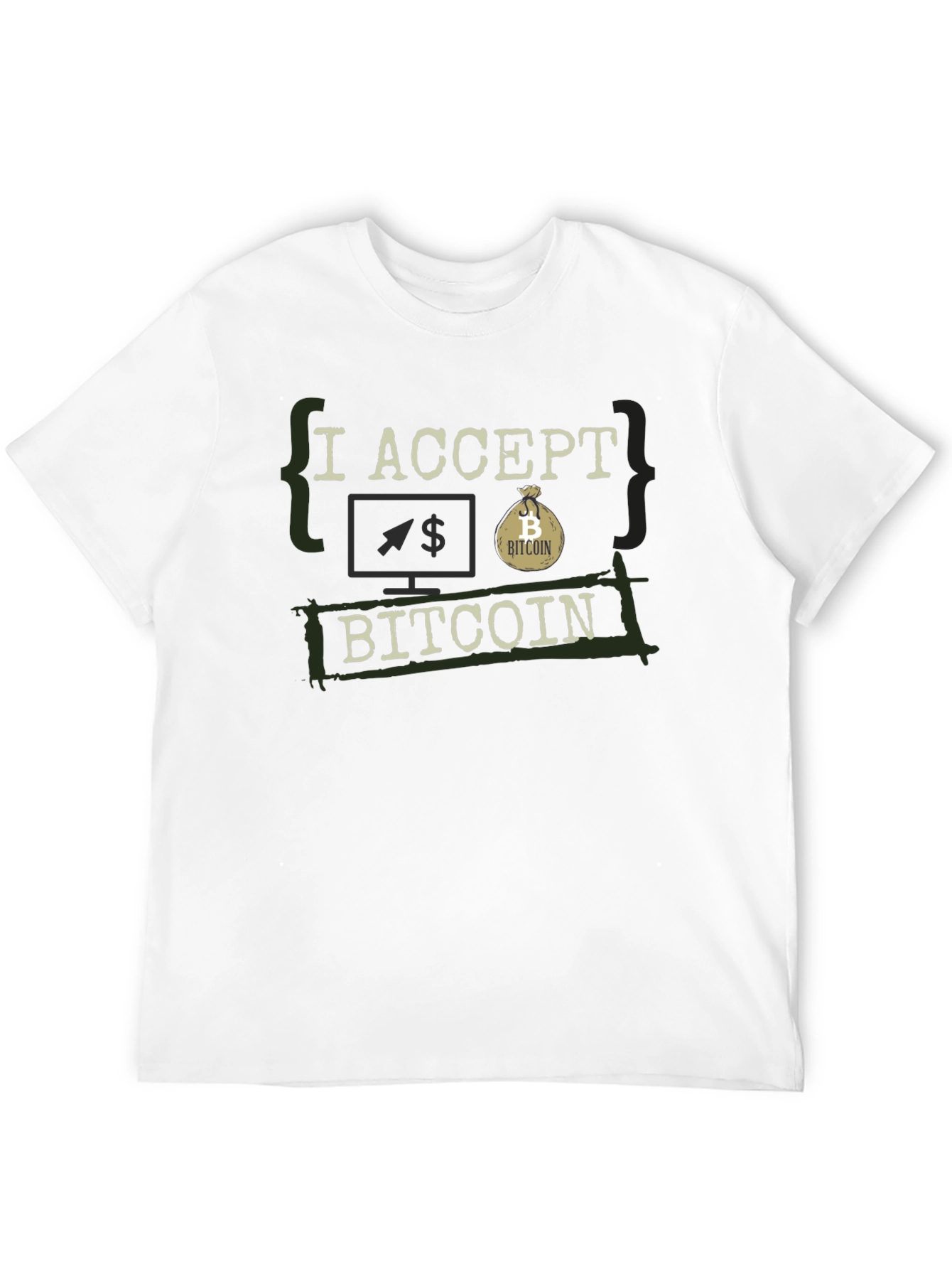 I Accept Bitcoin Graphic Tee