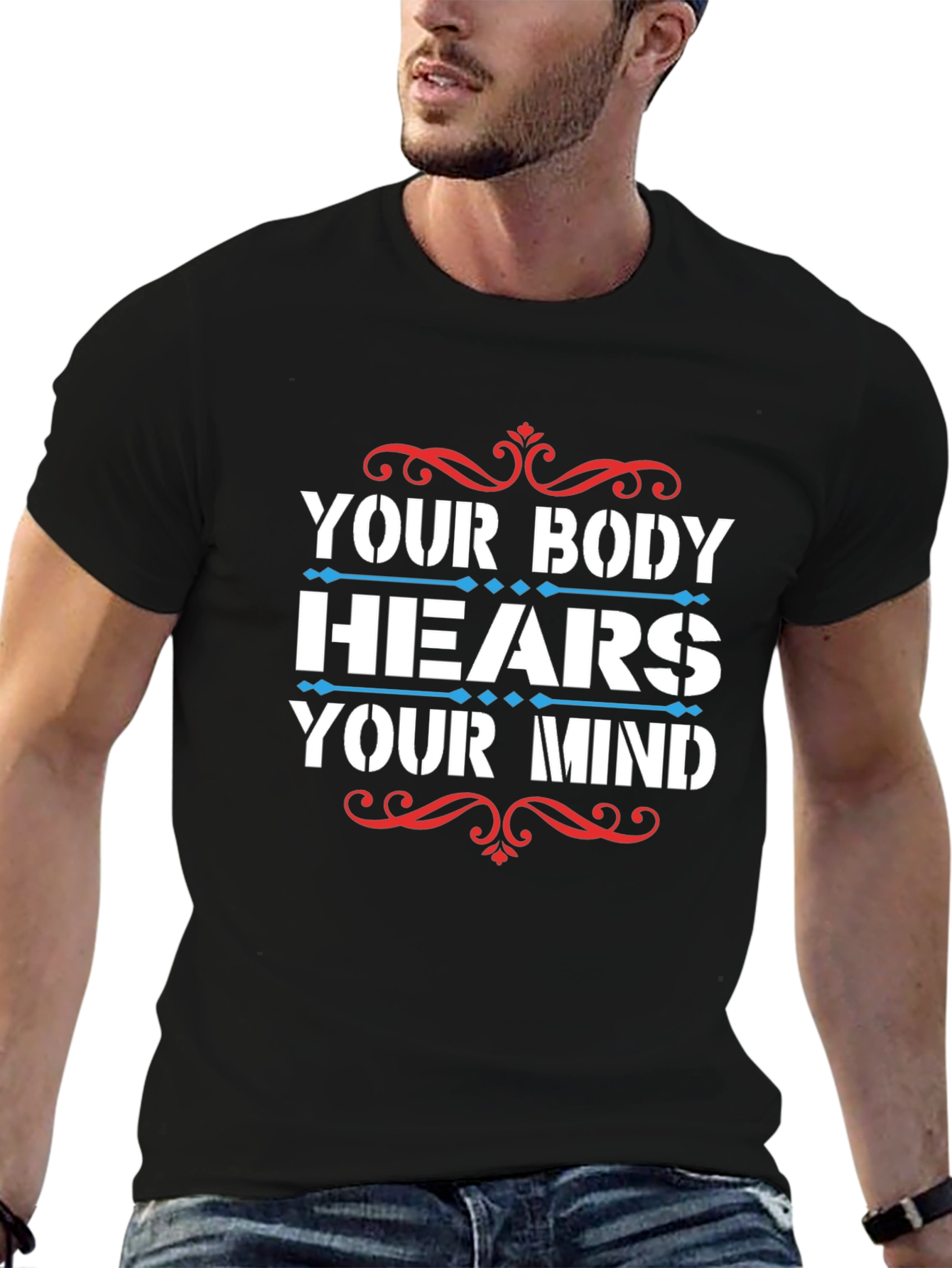 Mind-Body Connection T-Shirt - Motivational Graphic Tee