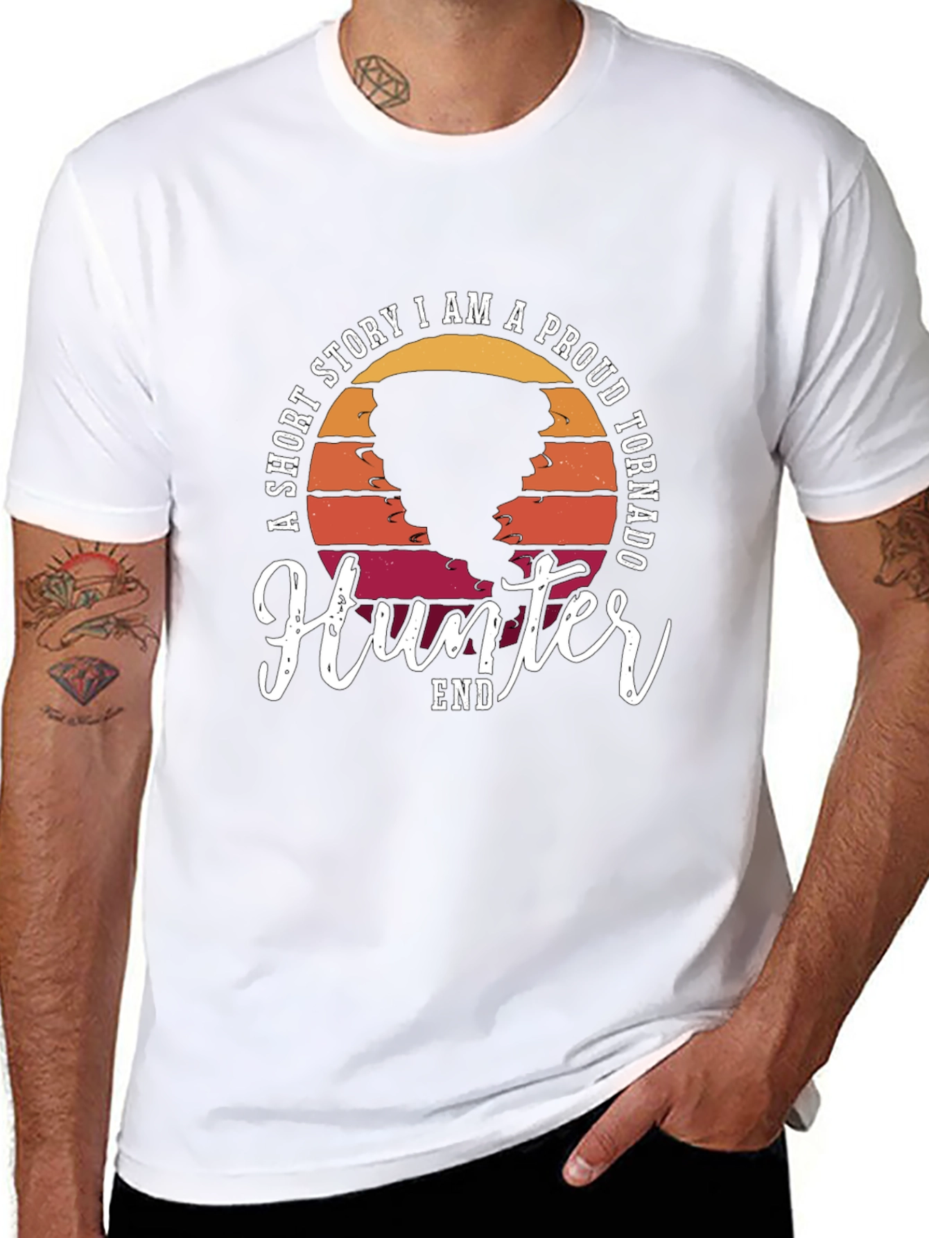 Proud Tornado Hunter Graphic T-Shirt