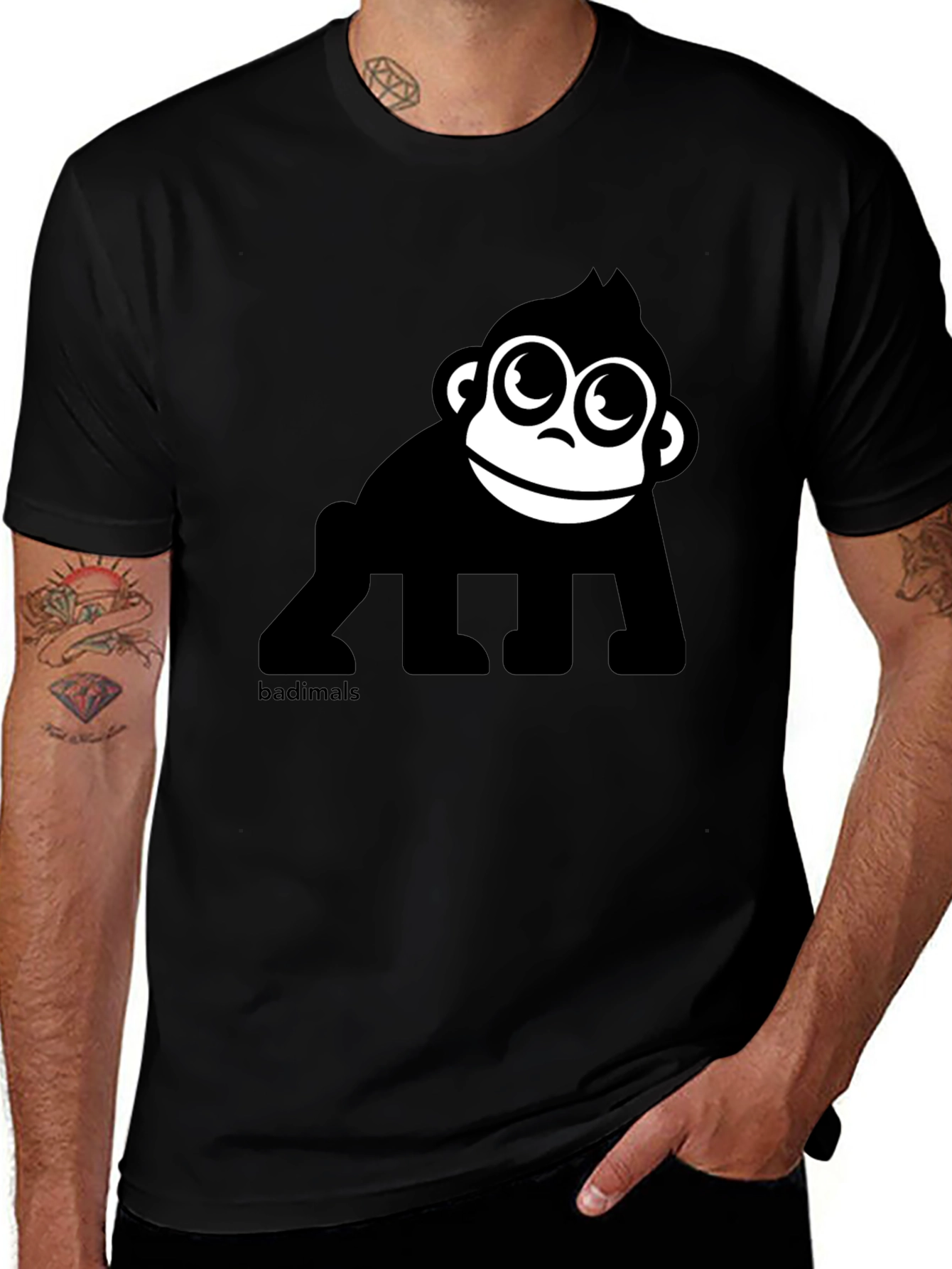 Funky Monkey Black T-Shirt