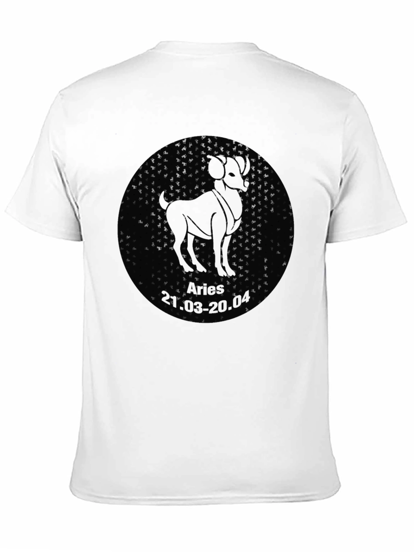 Aries Zodiac T-Shirt - Black Graphic Tee