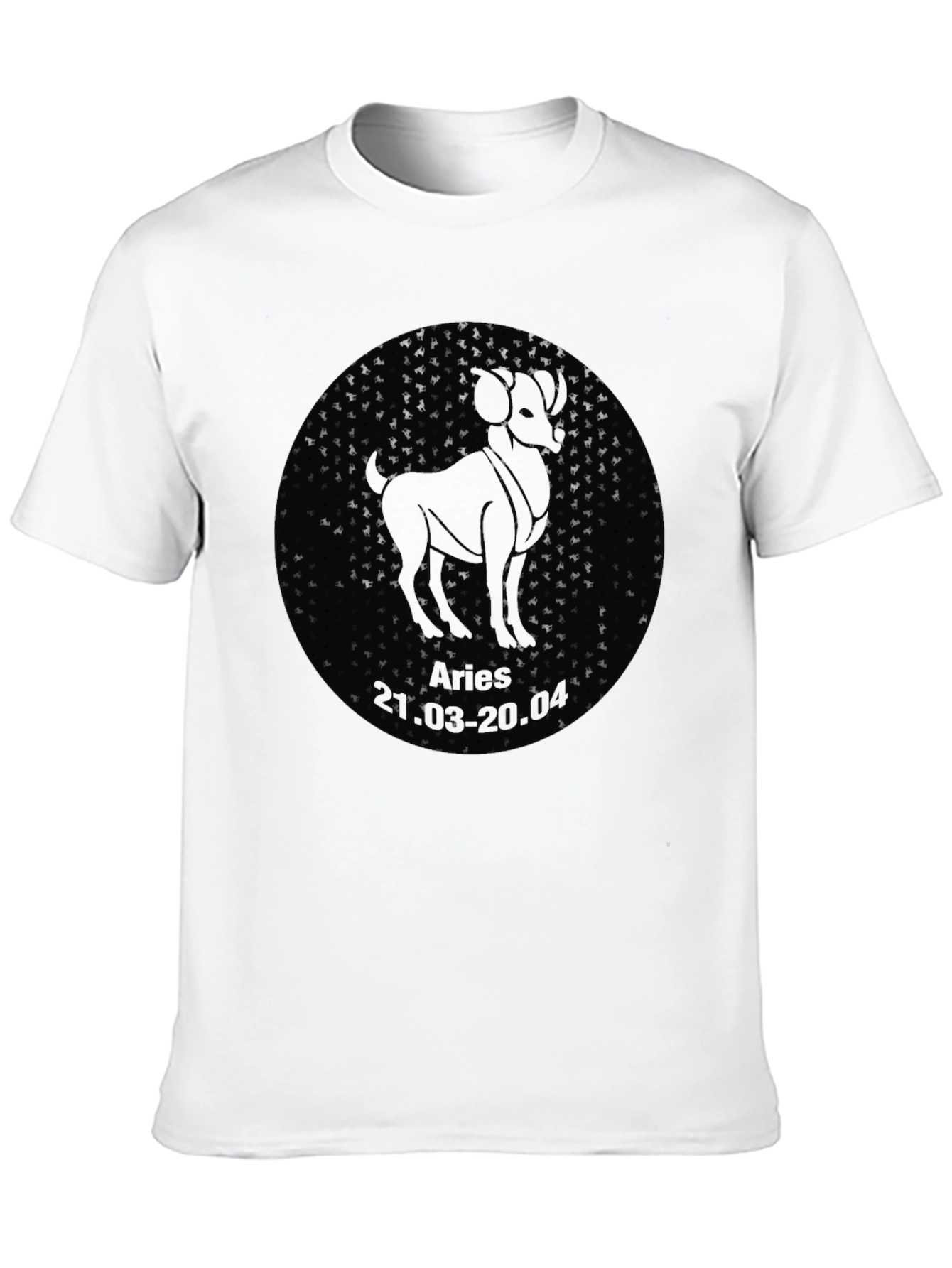 Aries Zodiac T-Shirt - Black Graphic Tee