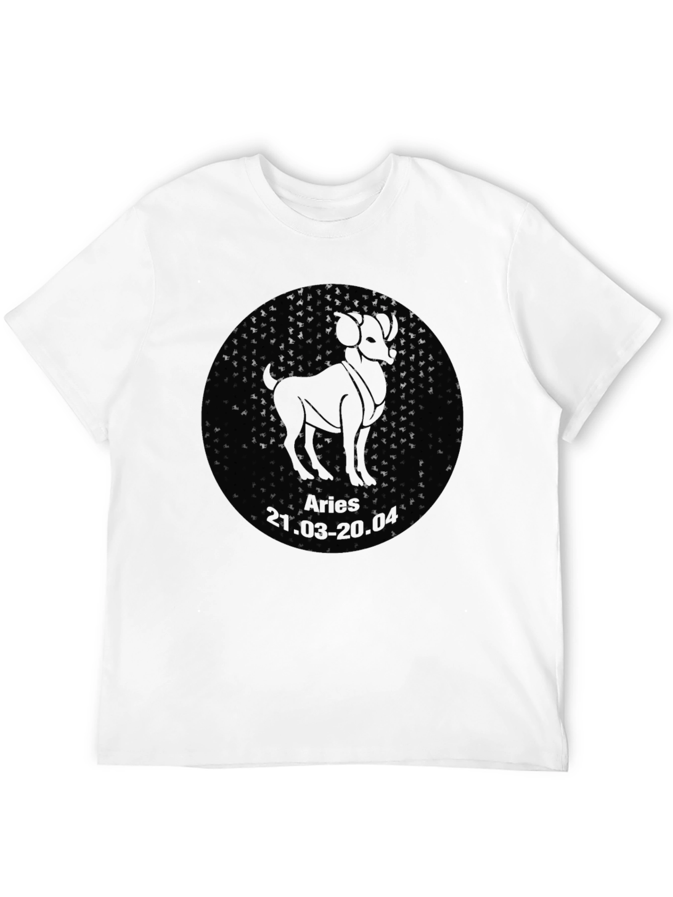 Aries Zodiac T-Shirt - Black Graphic Tee
