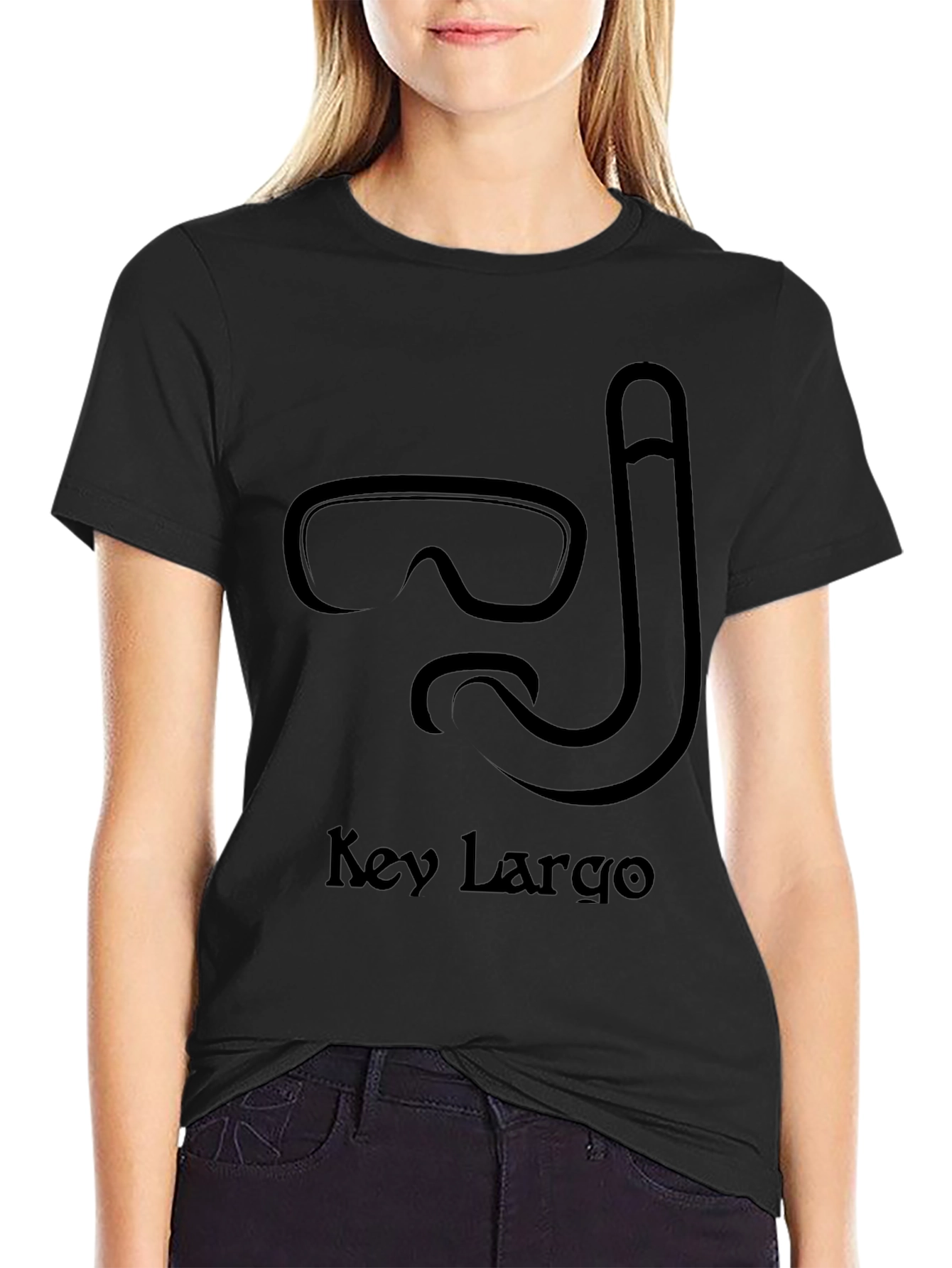 Key Largo Snorkel T-Shirt - Black