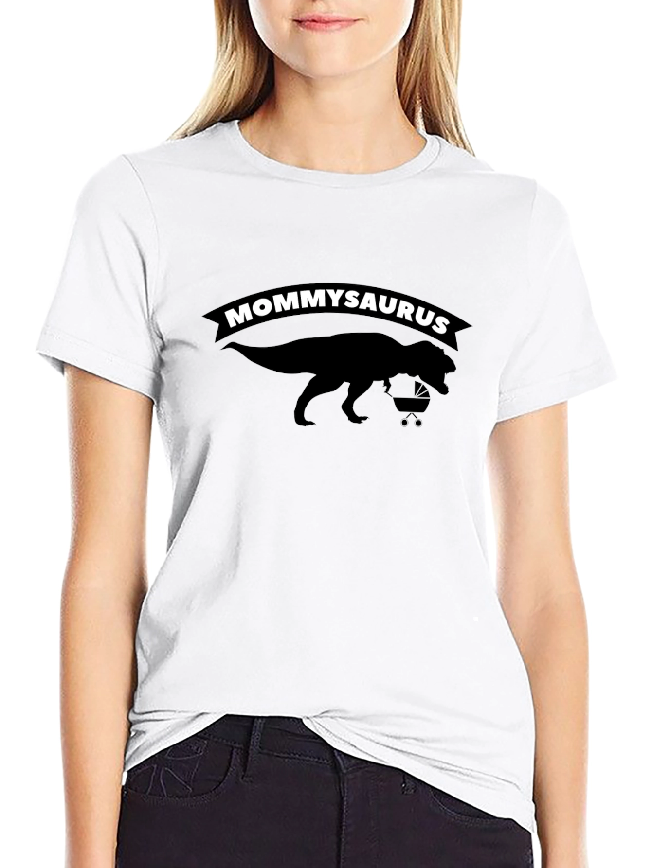 Mommysaurus T-Shirt: Dinosaur Mom Funny Tee