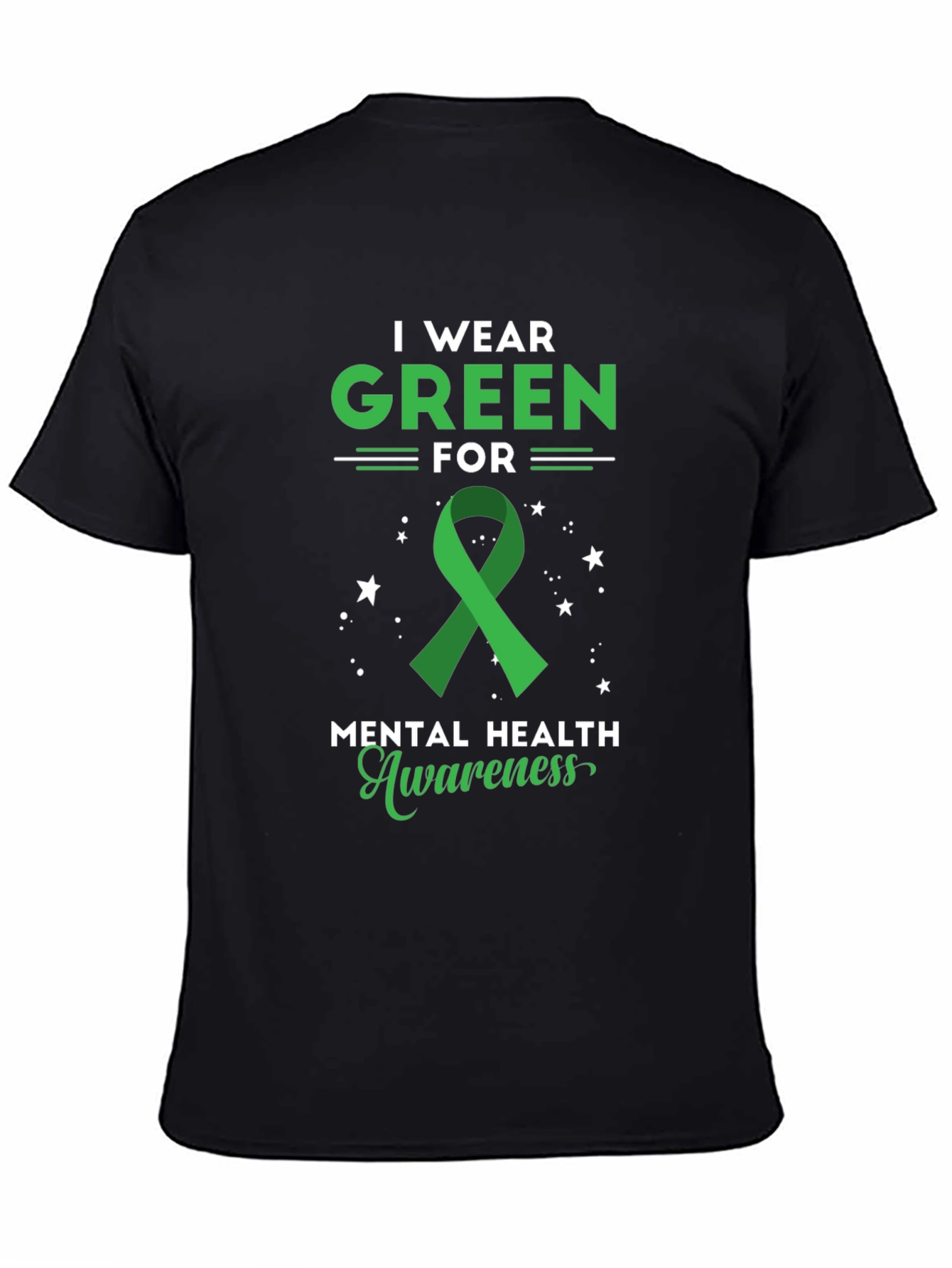 Green Mental Health Awareness T-Shirt
