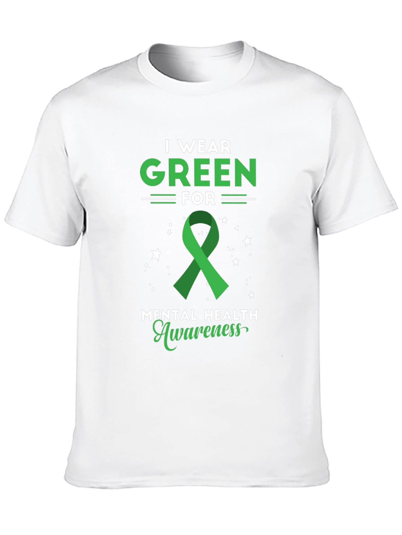 Green Mental Health Awareness T-Shirt