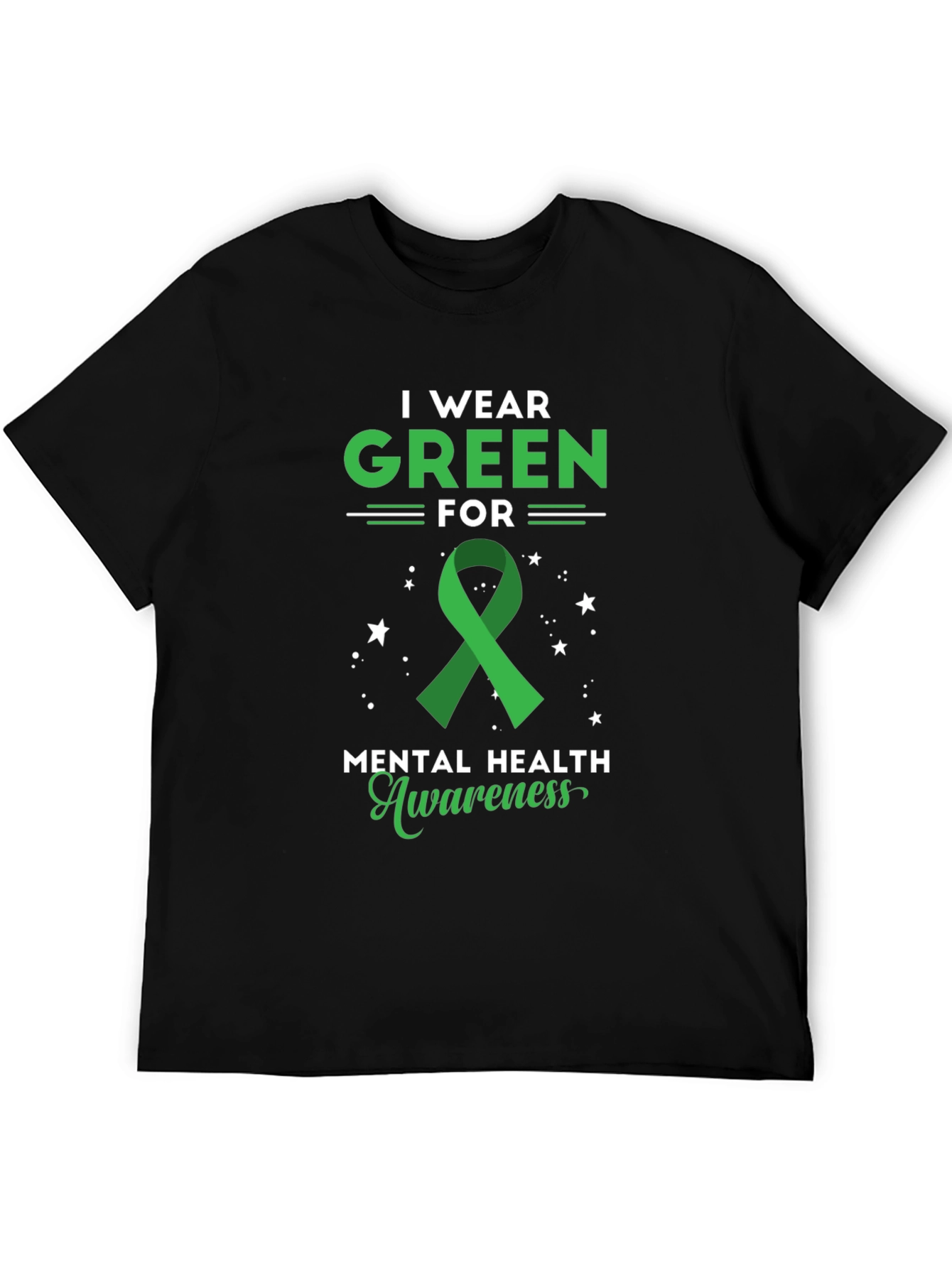 Green Mental Health Awareness T-Shirt