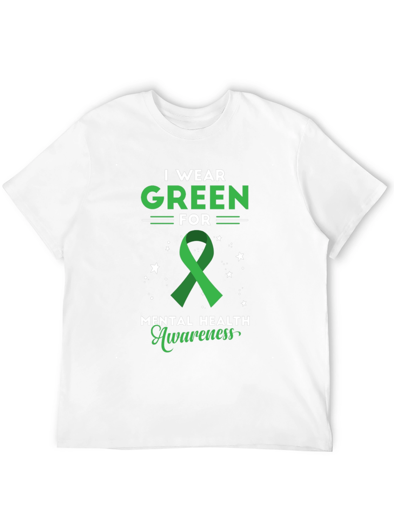 Green Mental Health Awareness T-Shirt