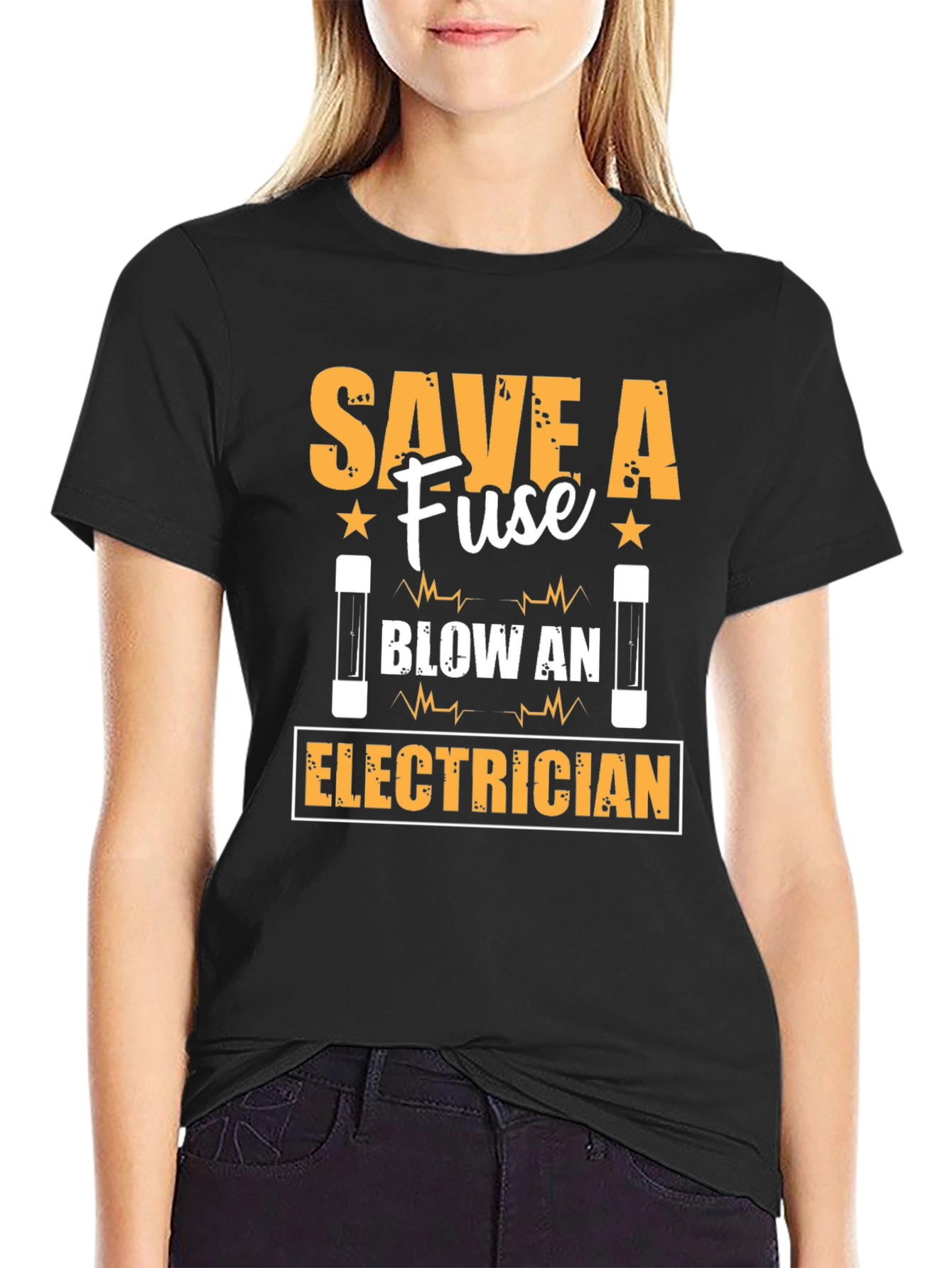 Save A Fuse Blow An Electrician T-Shirt