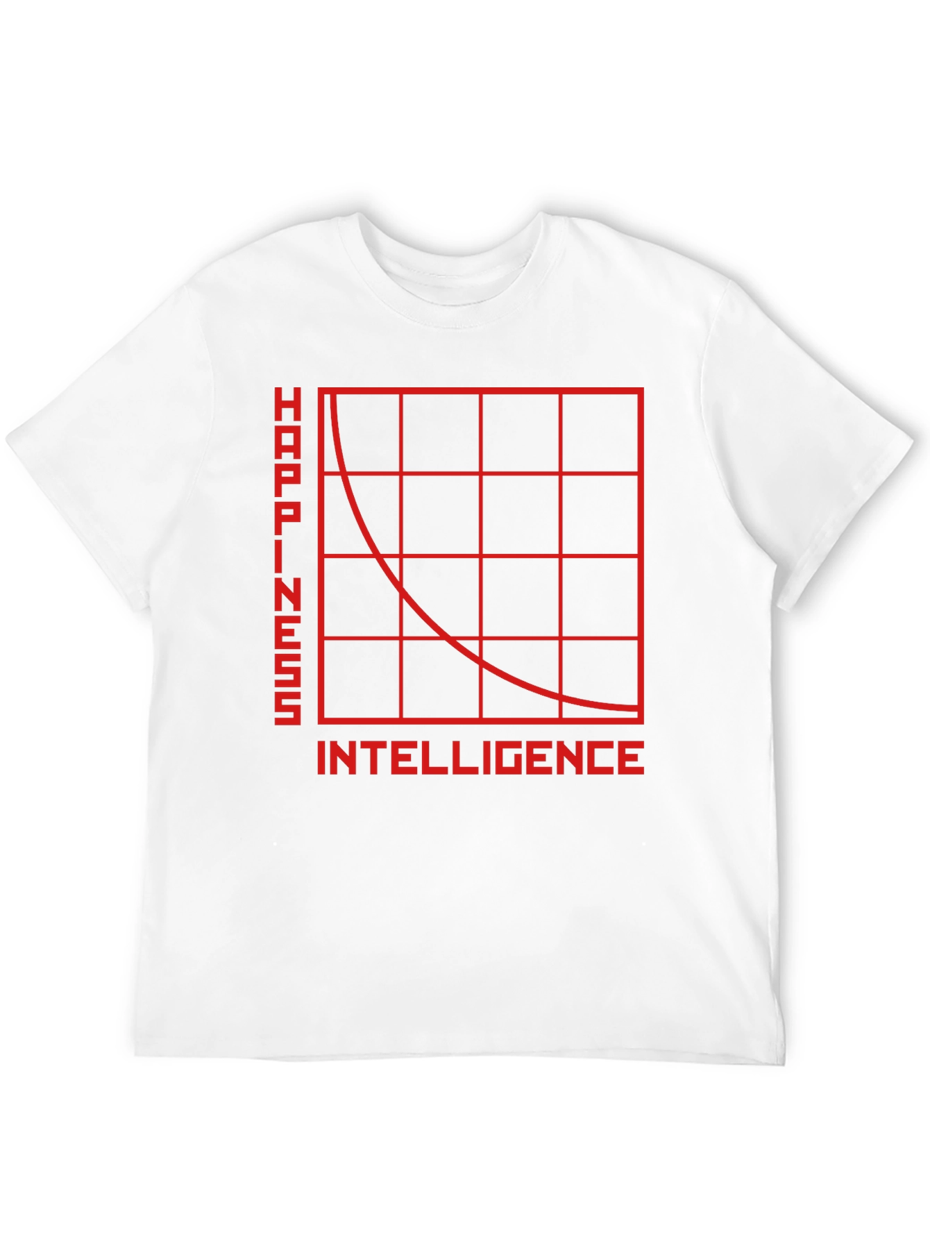 Happiness vs. Intelligence T-Shirt