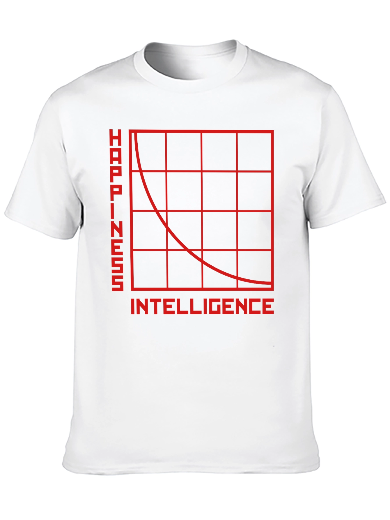 Happiness vs. Intelligence T-Shirt
