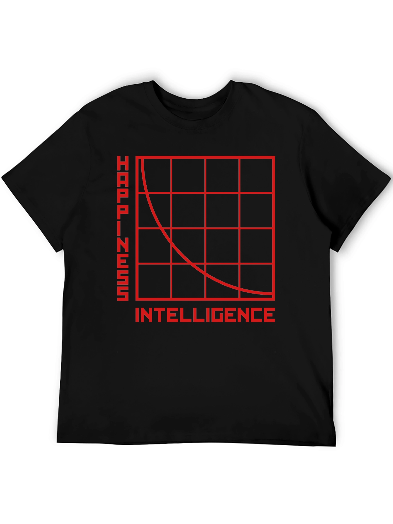 Happiness vs. Intelligence T-Shirt