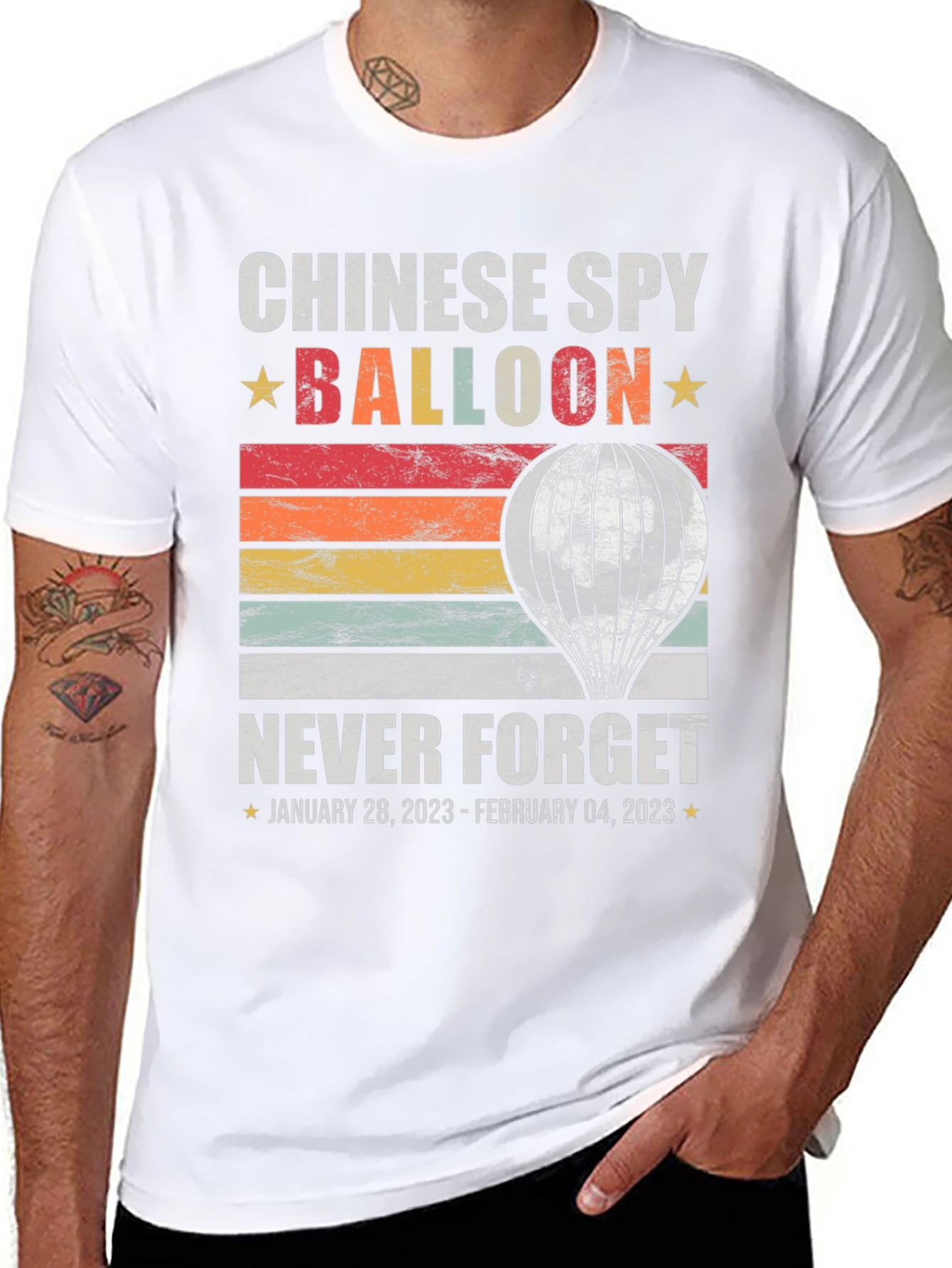 Chinese Spy Balloon Never Forget T-Shirt