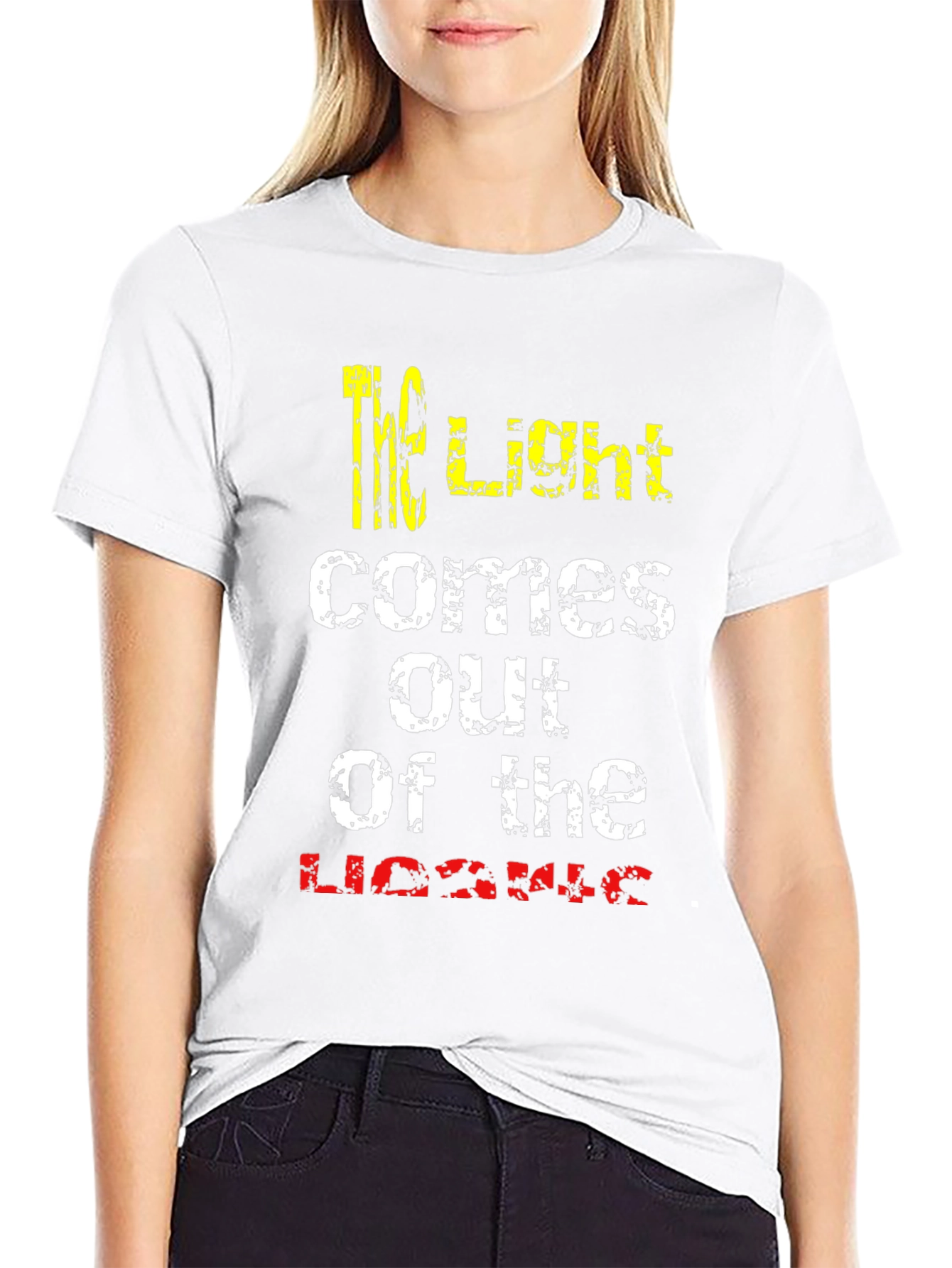 The Light Comes Out of the Darkness Graphic Tee