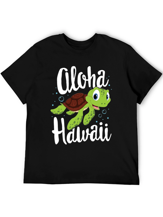 Aloha Hawaii Turtle Graphic Tee
