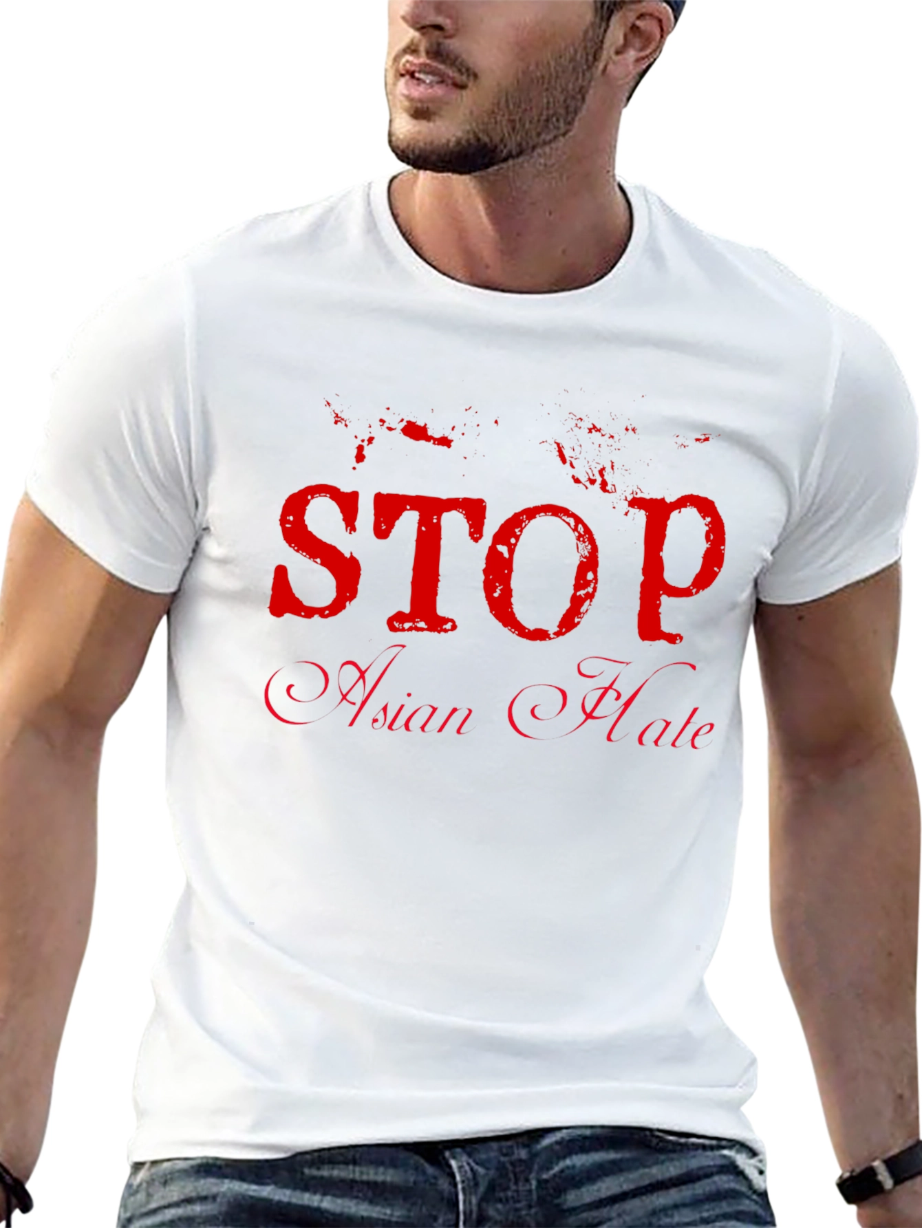 Stop Asian Hate Black T-Shirt