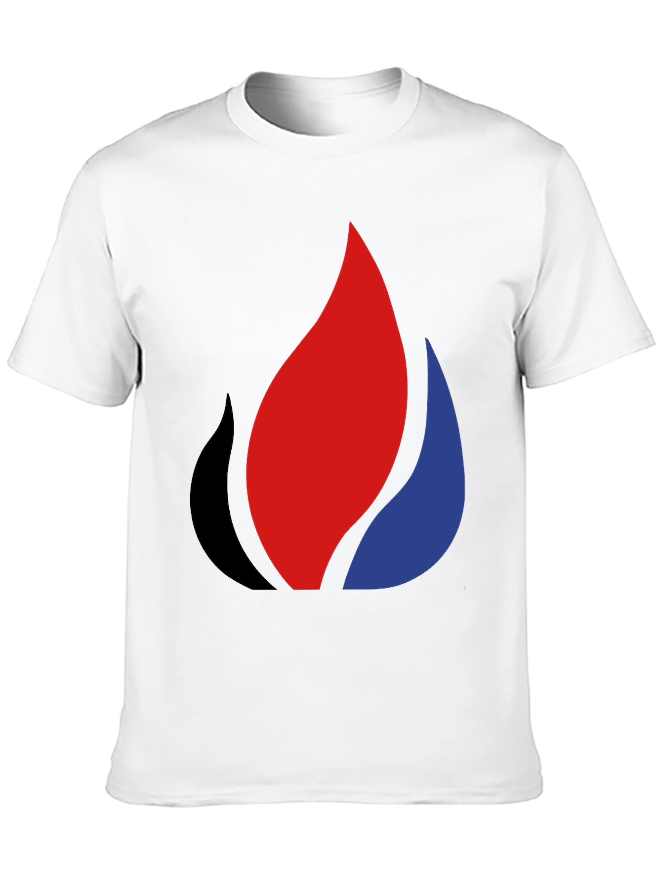 Flame Graphic Black T-Shirt