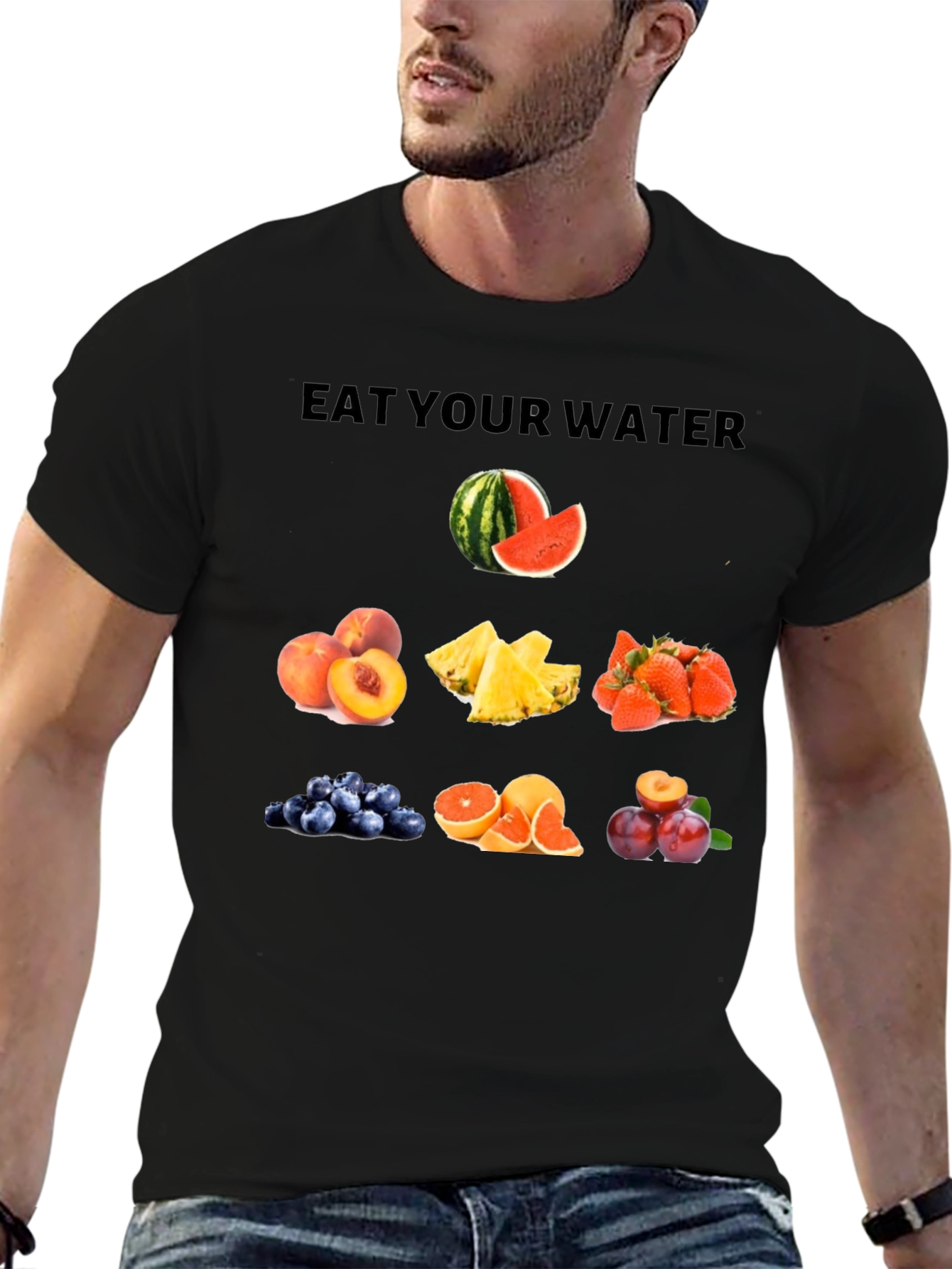 Eat Your Water Graphic T-Shirt