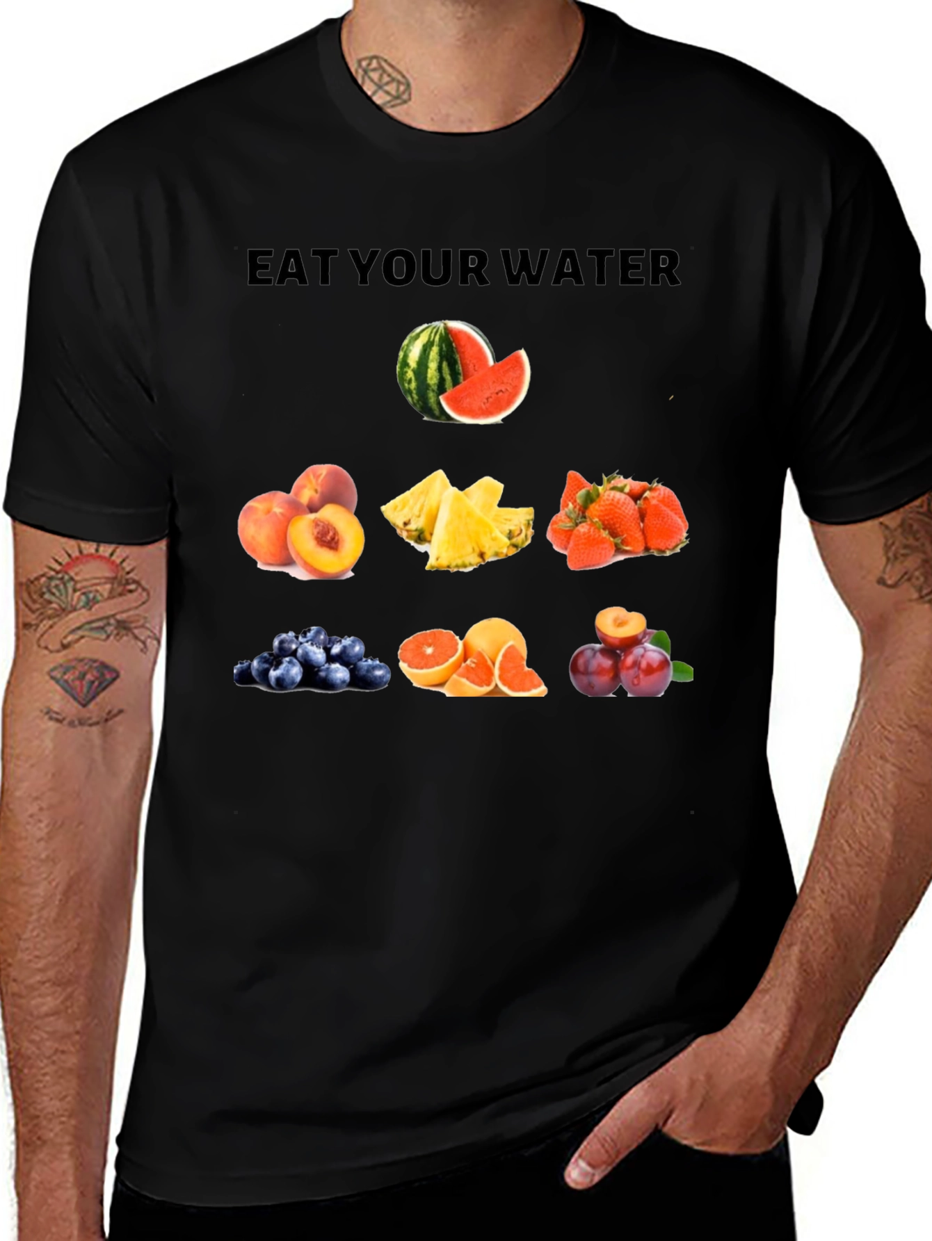 Eat Your Water Graphic T-Shirt