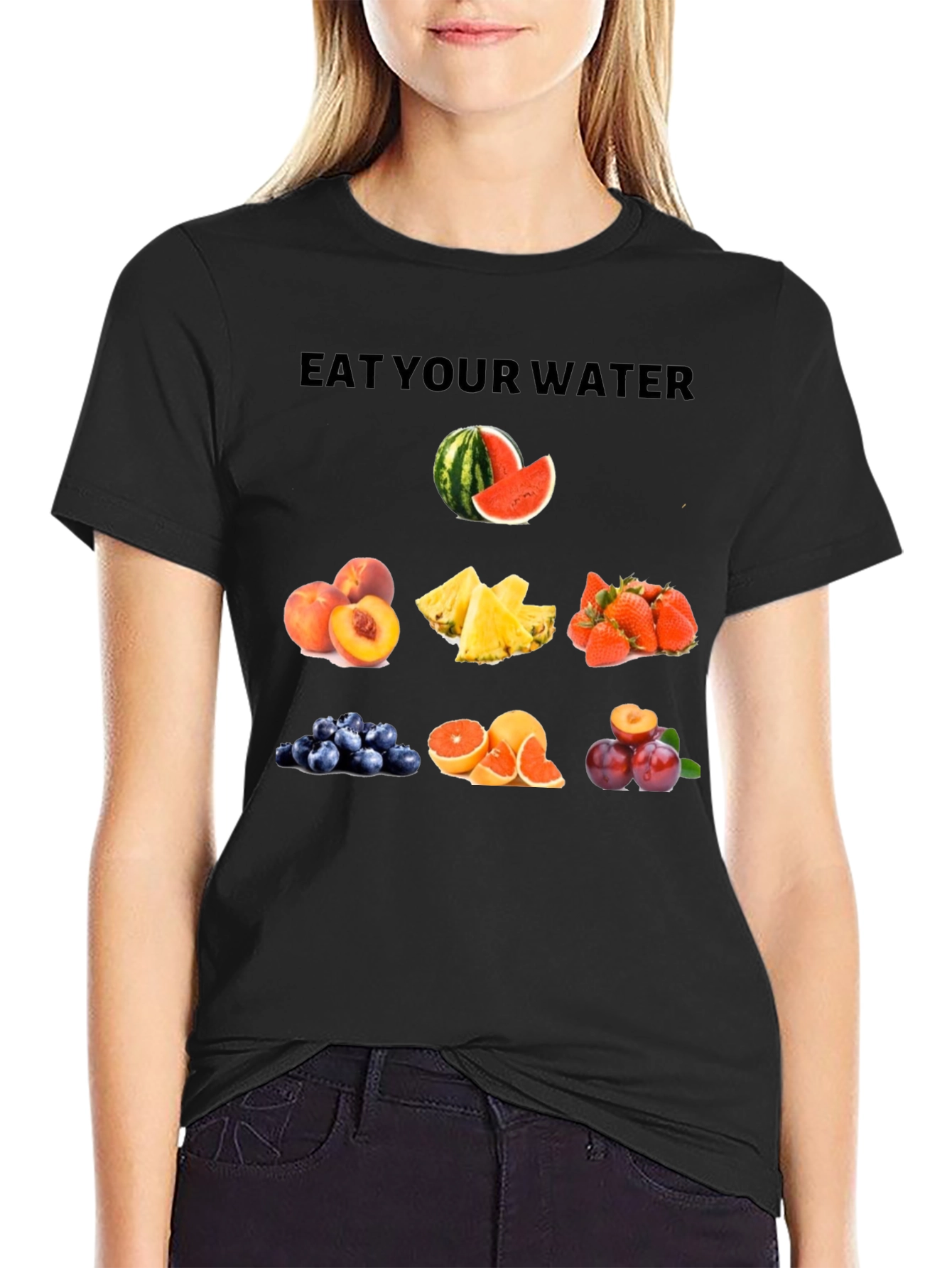 Eat Your Water Graphic T-Shirt